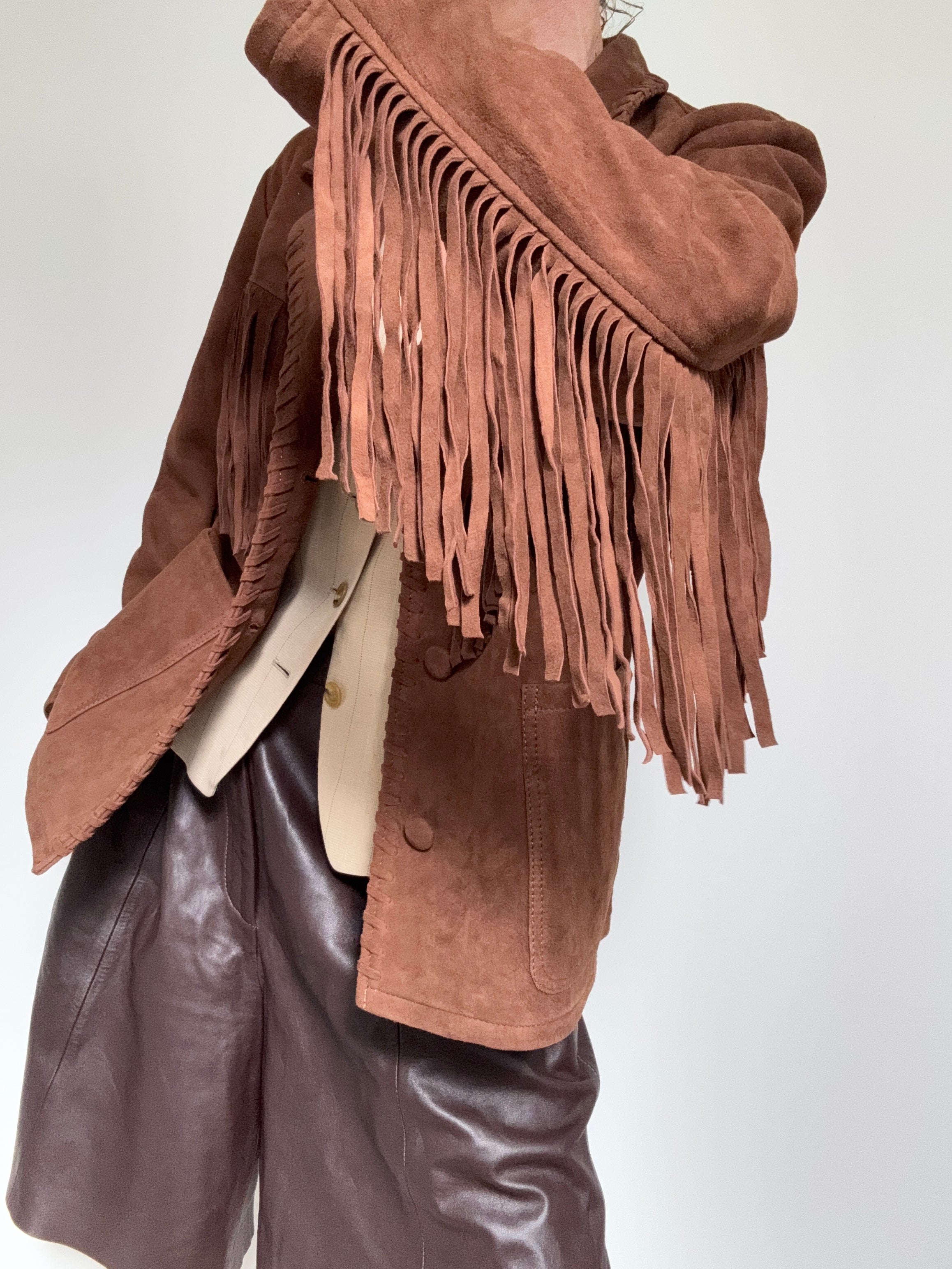 Fringed Suede Jacket | Jackets