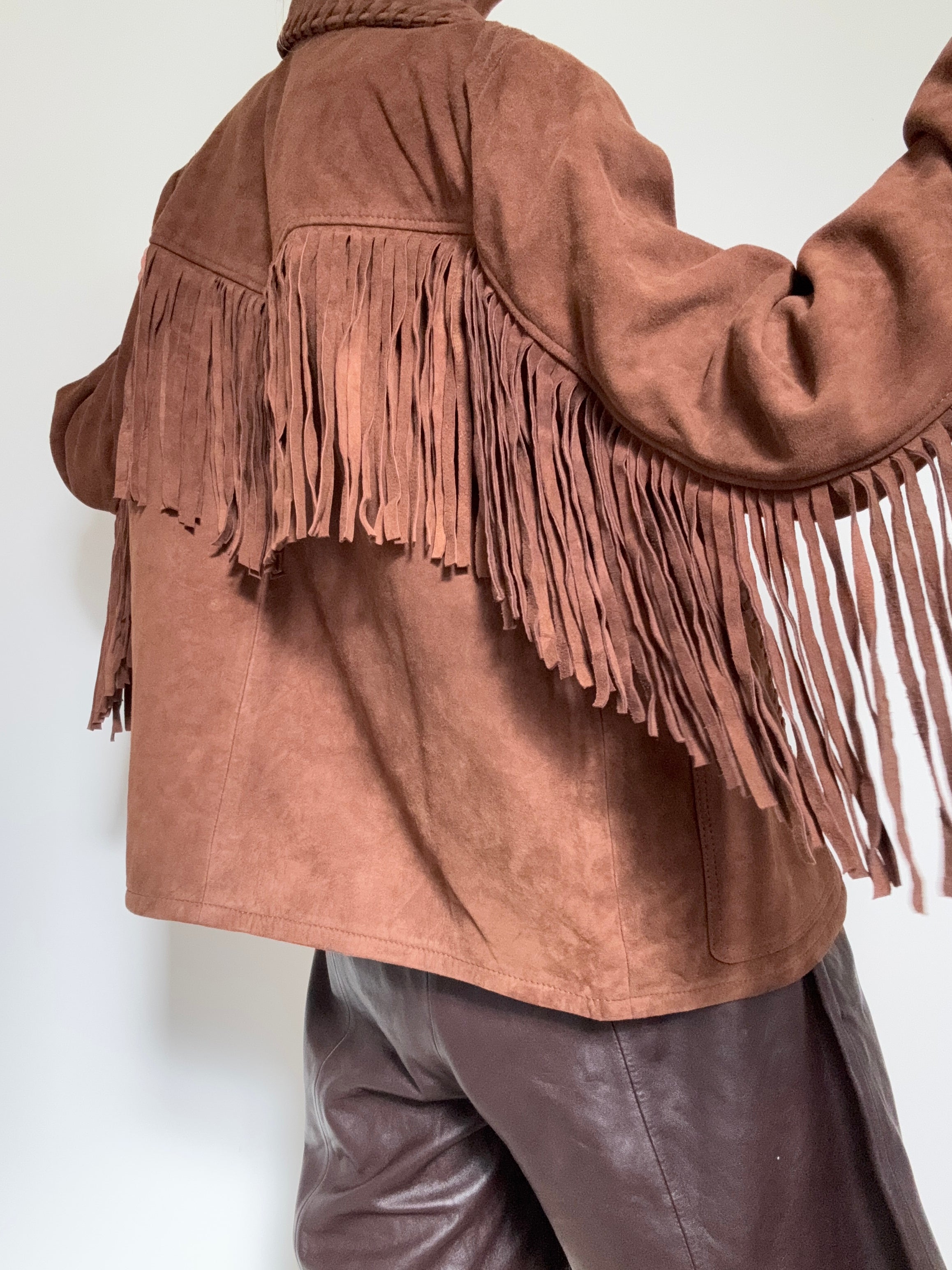 Fringed Suede Jacket | Jackets