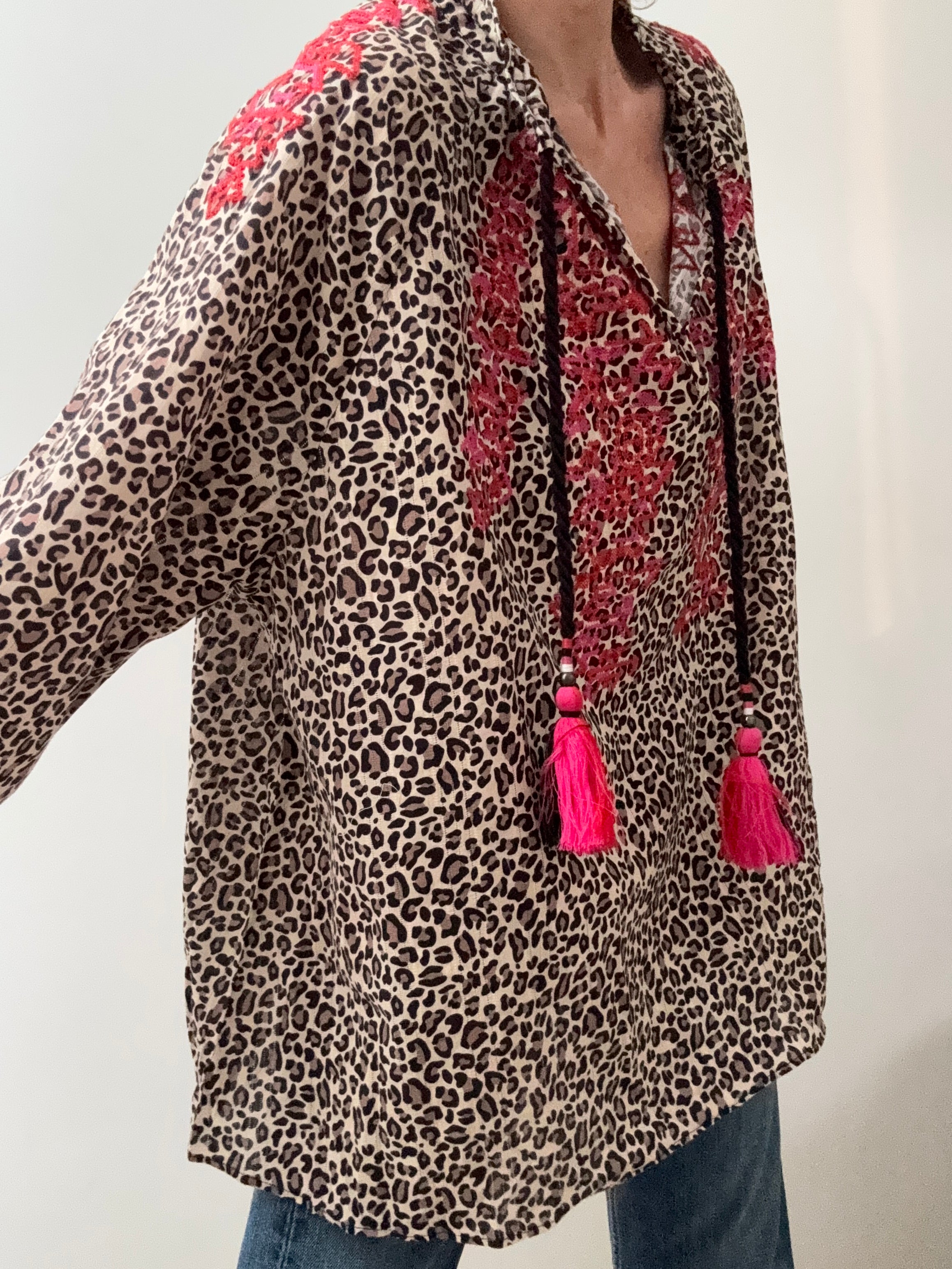 Marc Cain Animal Print Blouse | Tops