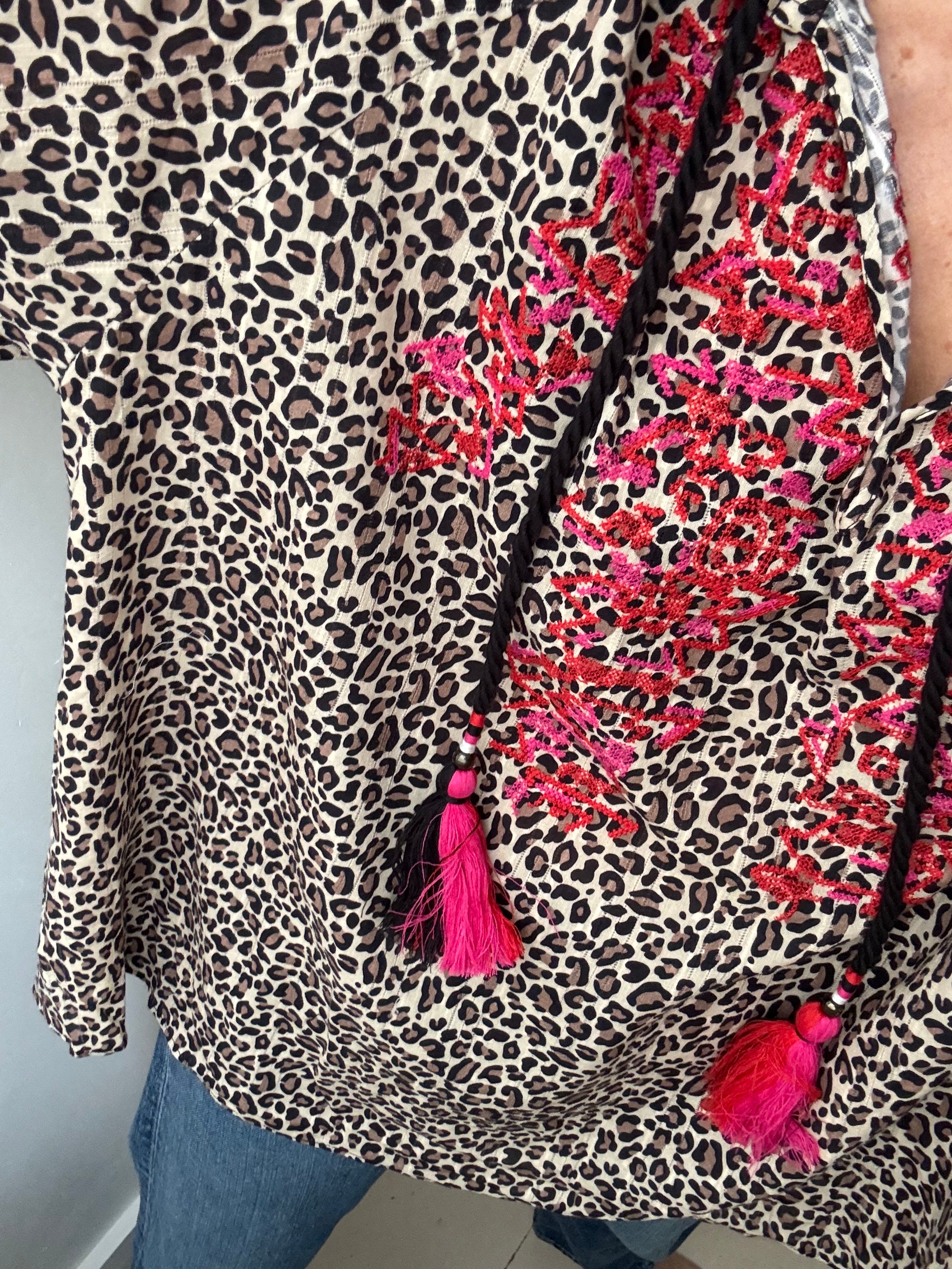 Marc Cain Animal Print Blouse | Tops
