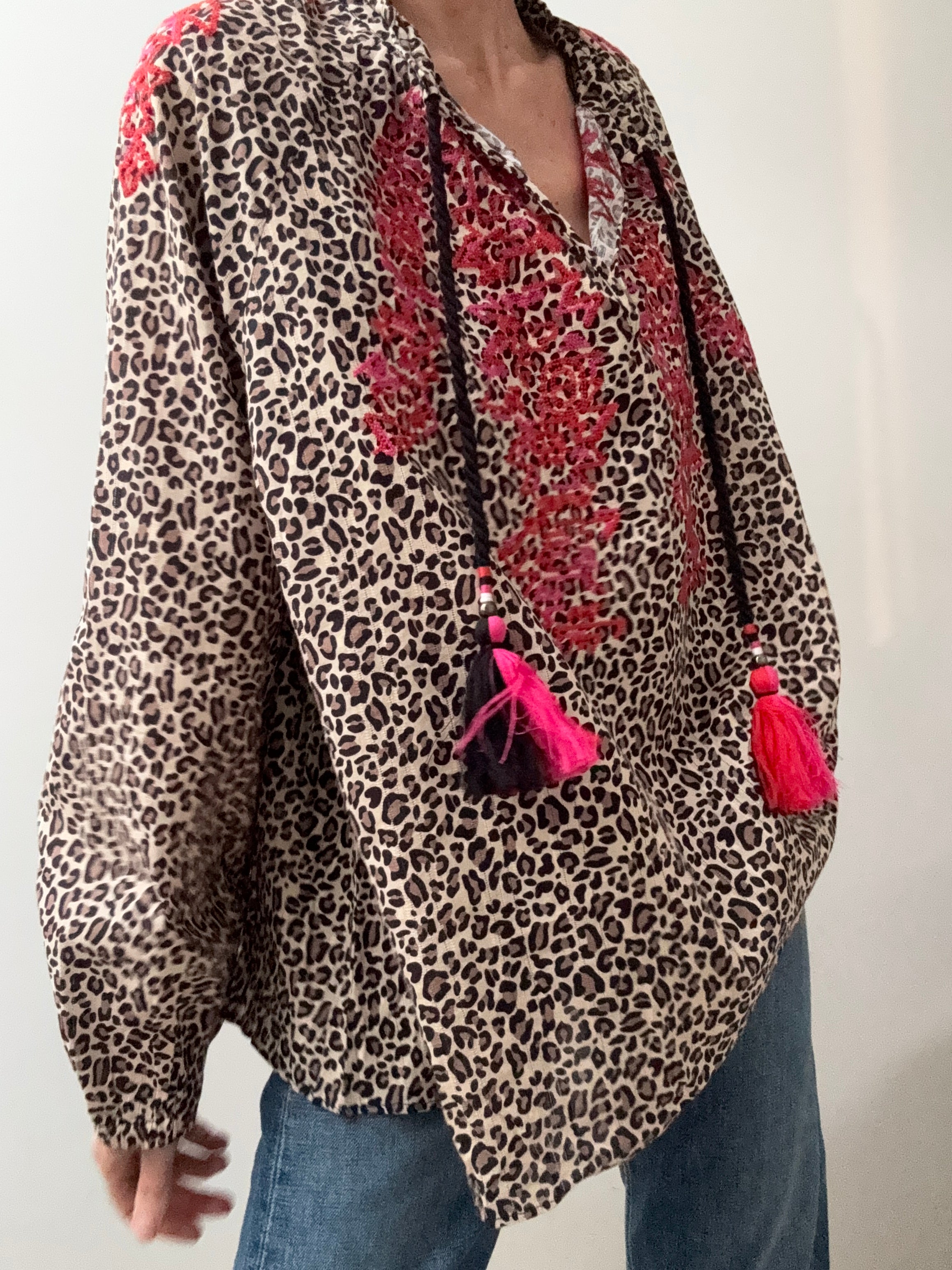 Marc Cain Animal Print Blouse | Tops