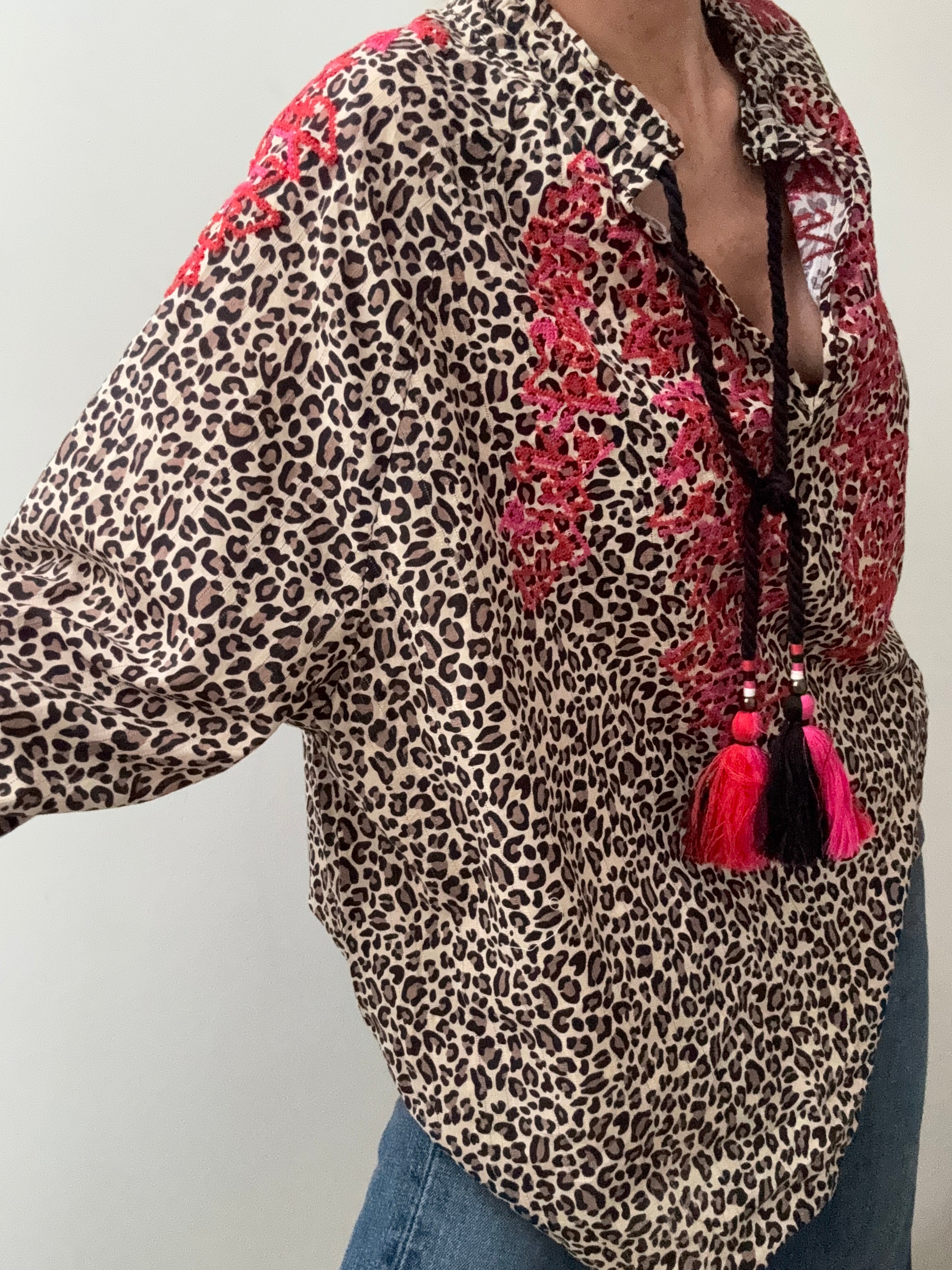 Marc Cain Animal Print Blouse | Tops