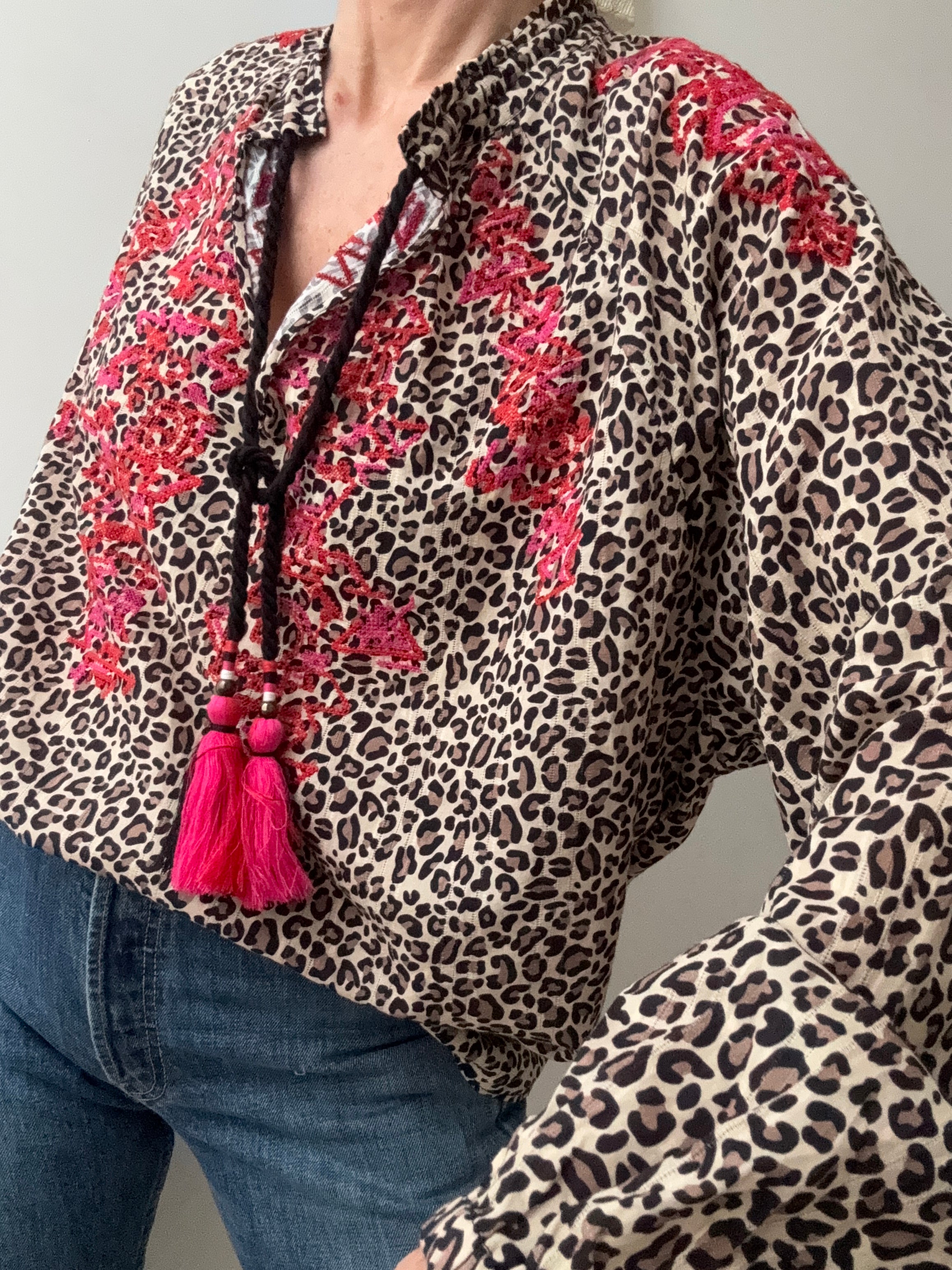 Marc Cain Animal Print Blouse | Tops