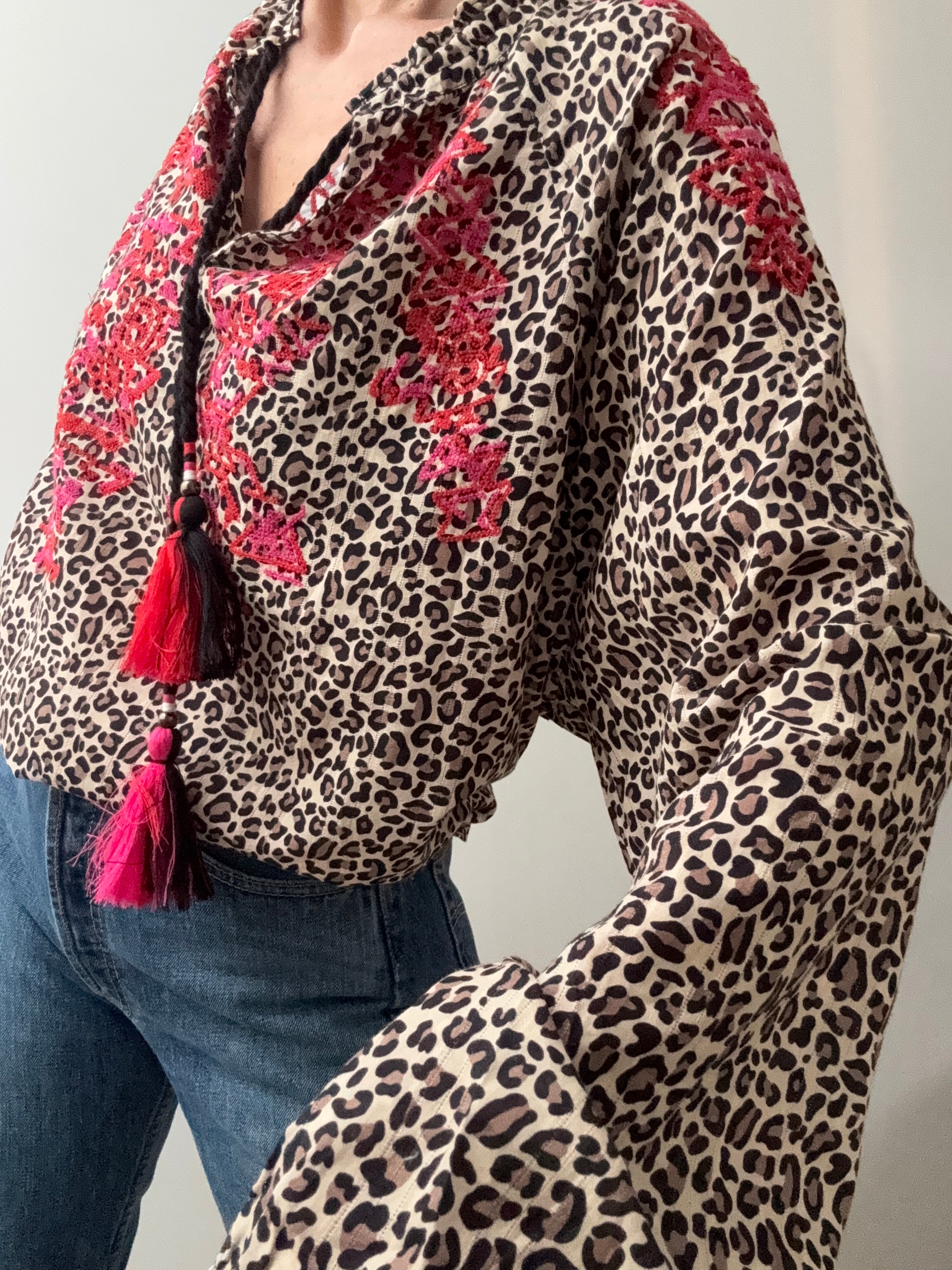 Marc Cain Animal Print Blouse | Tops