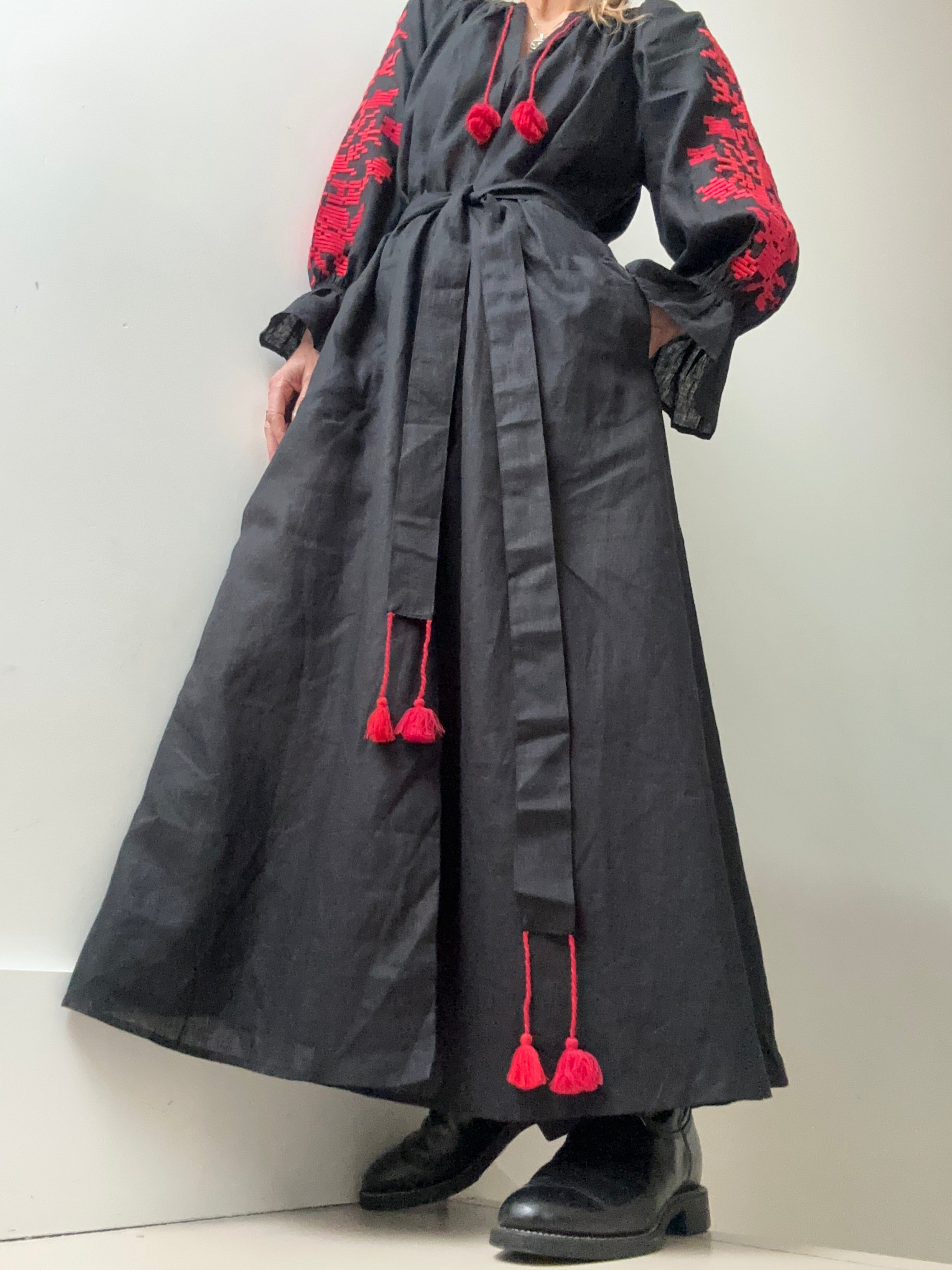 March 11 Dresses March 11 Maxi Dress Black Red