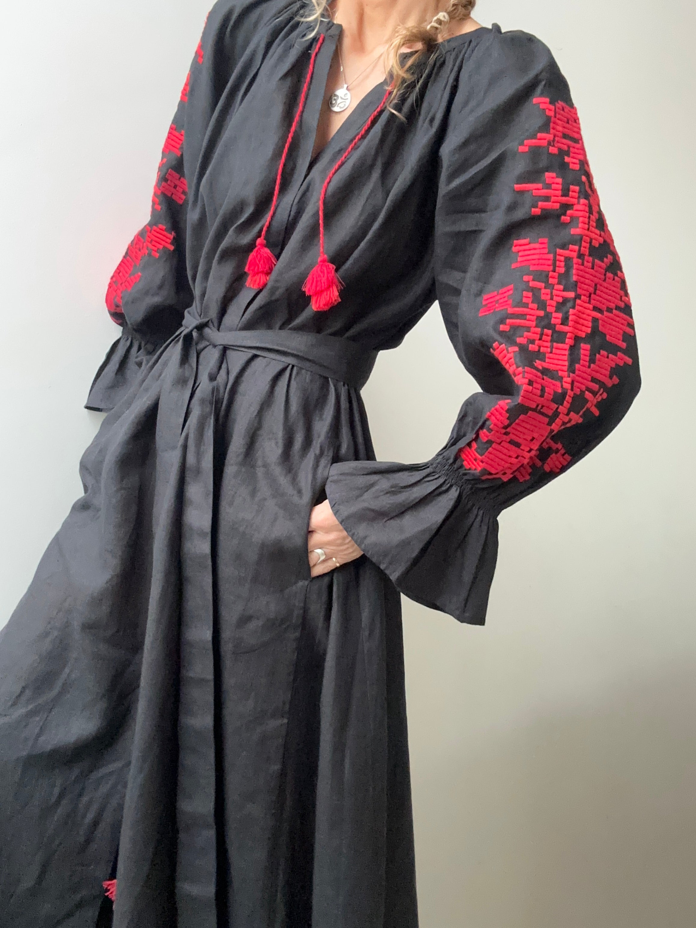 March 11 Dresses March 11 Maxi Dress Black Red