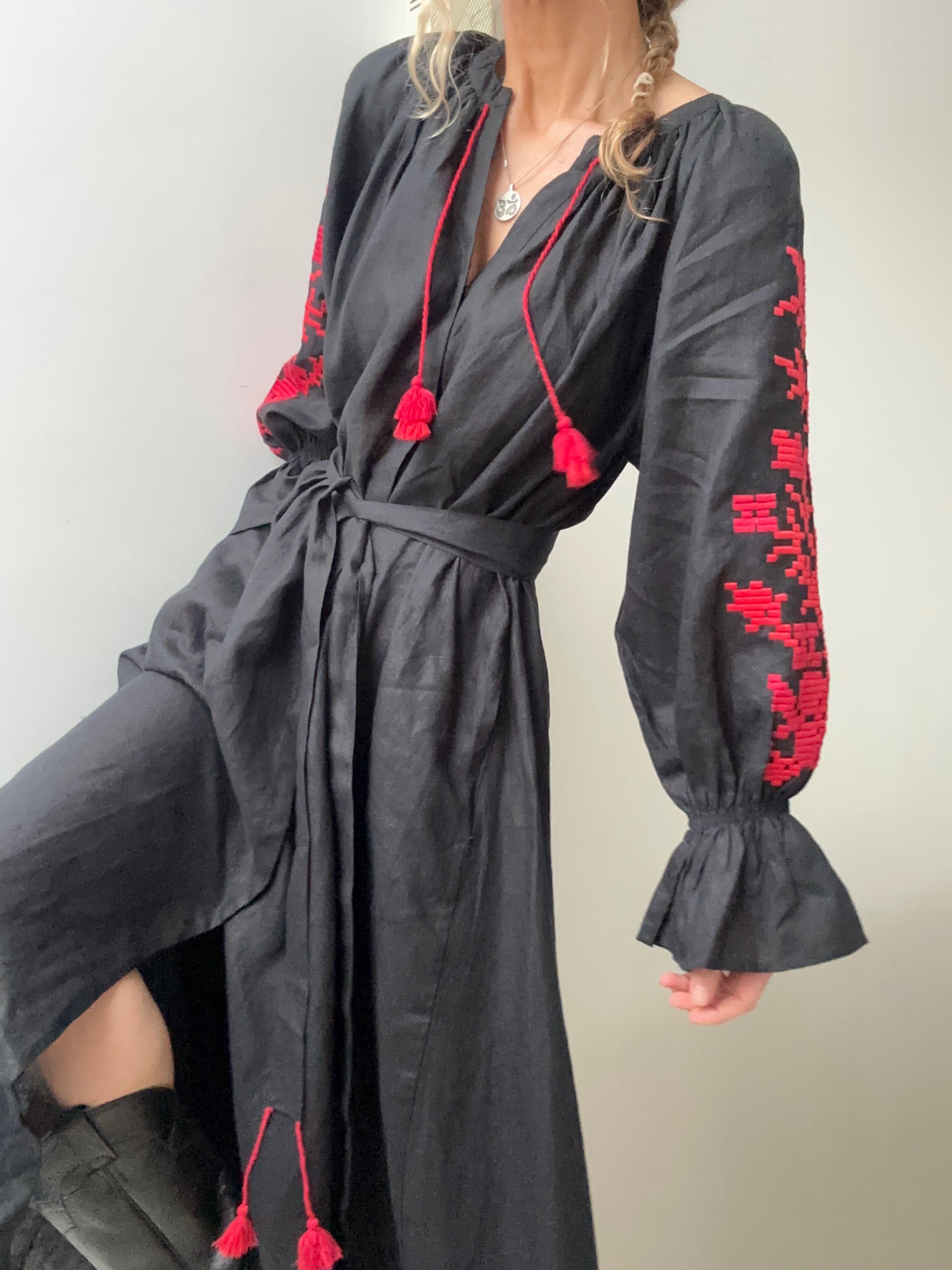 March 11 Dresses March 11 Maxi Dress Black Red