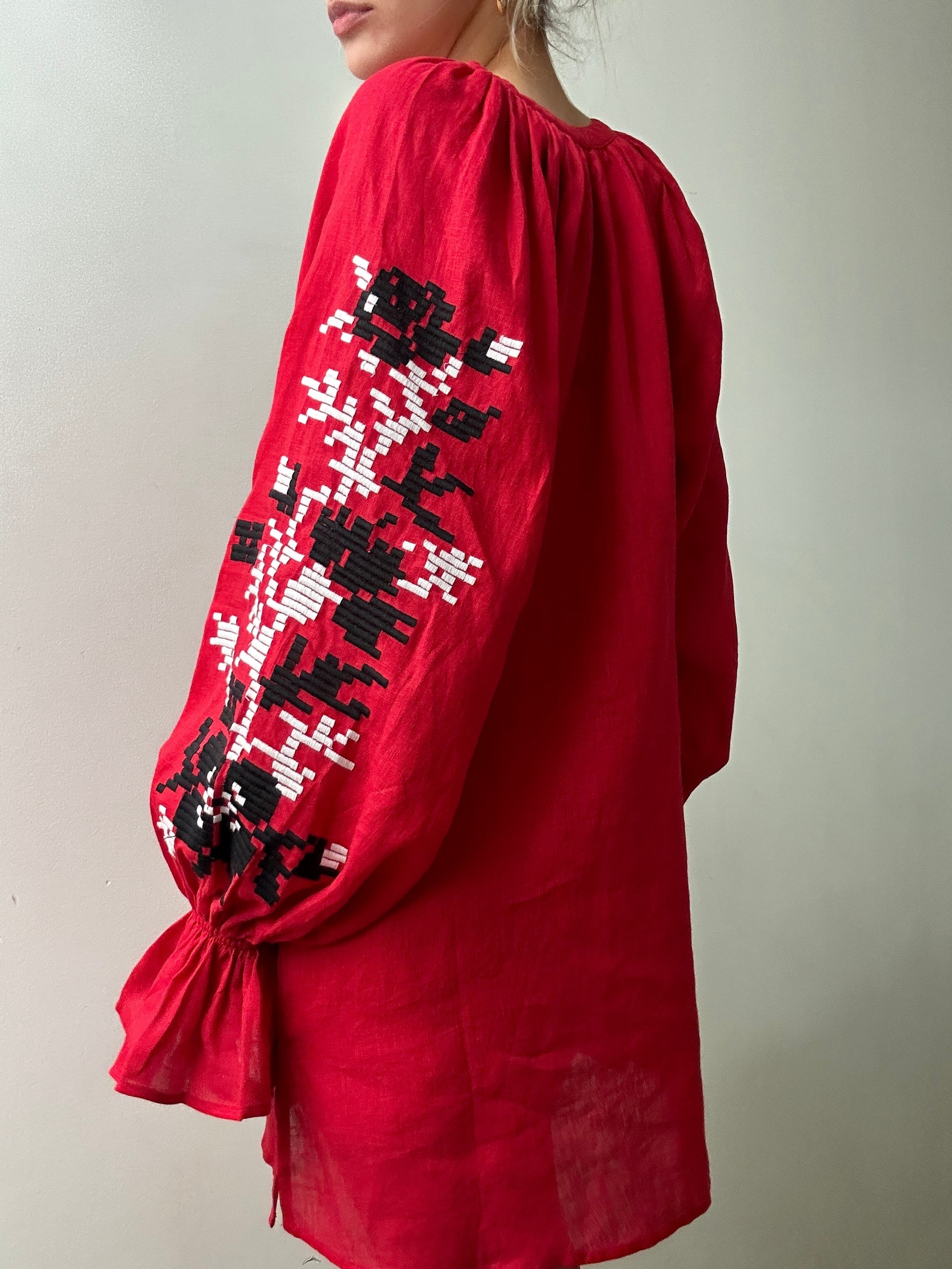 March 11 Short Dress Red Black | Dresses
