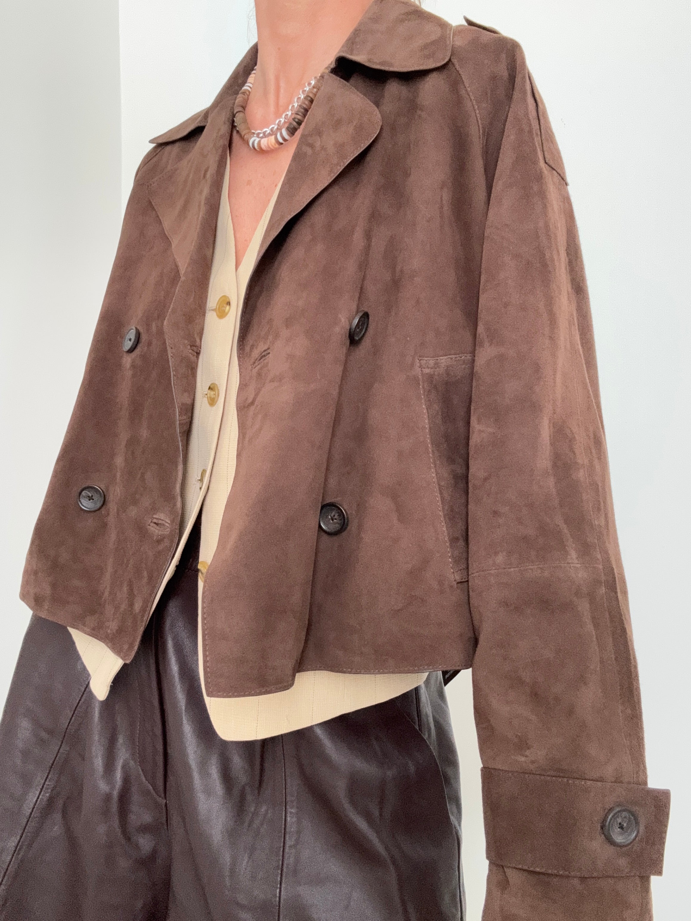 Boxy Suede Jacket Coco | Jackets