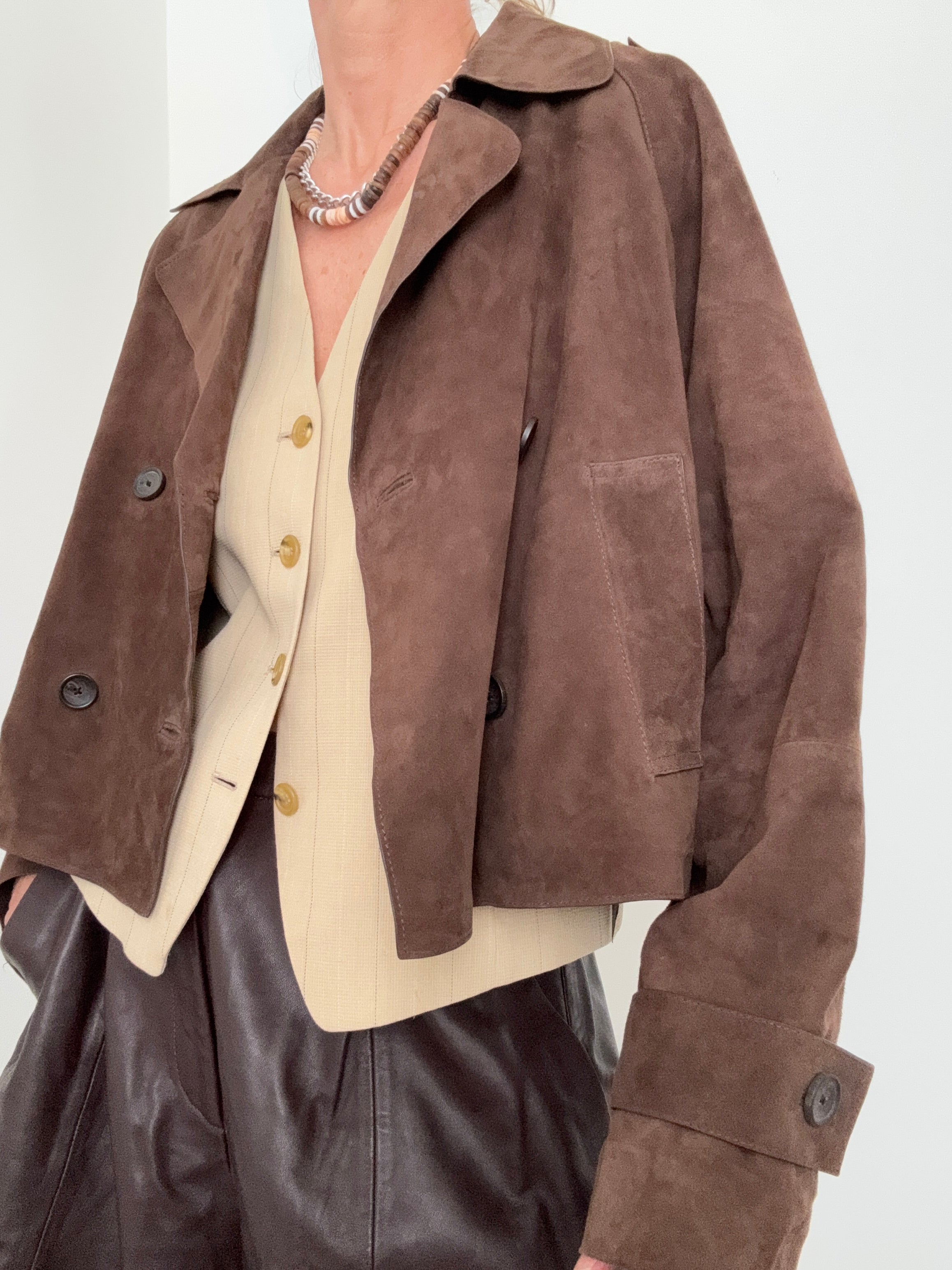 Boxy Suede Jacket Coco | Jackets