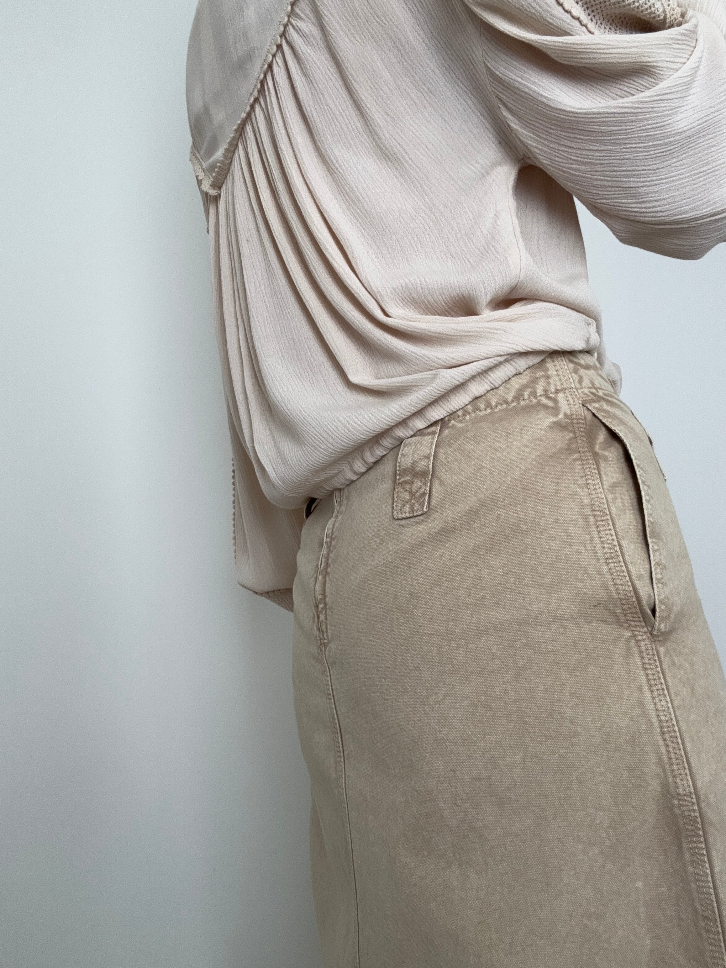 Estasi Maxi Skirt Beige | Skirts