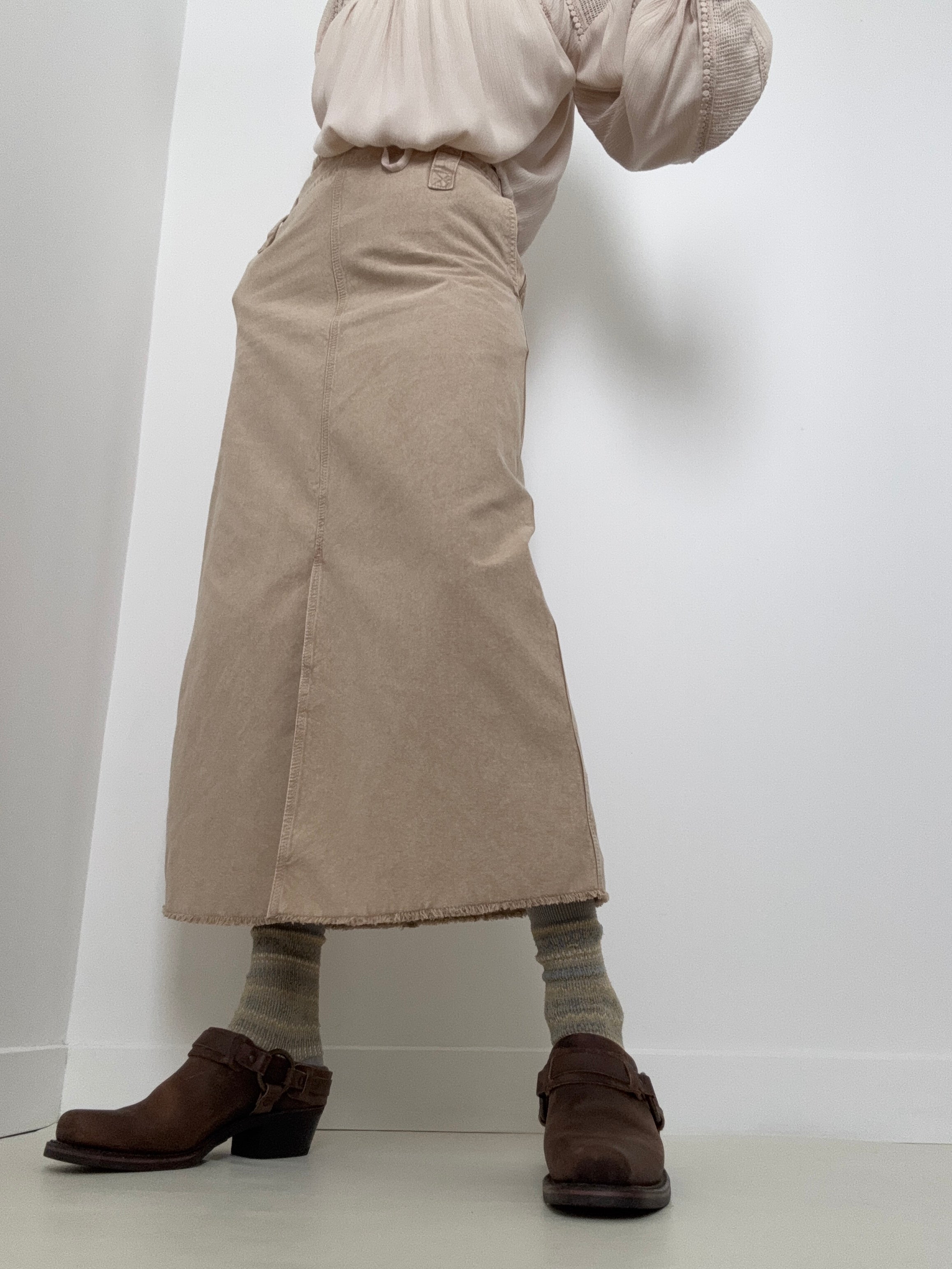 Estasi Maxi Skirt Beige | Skirts