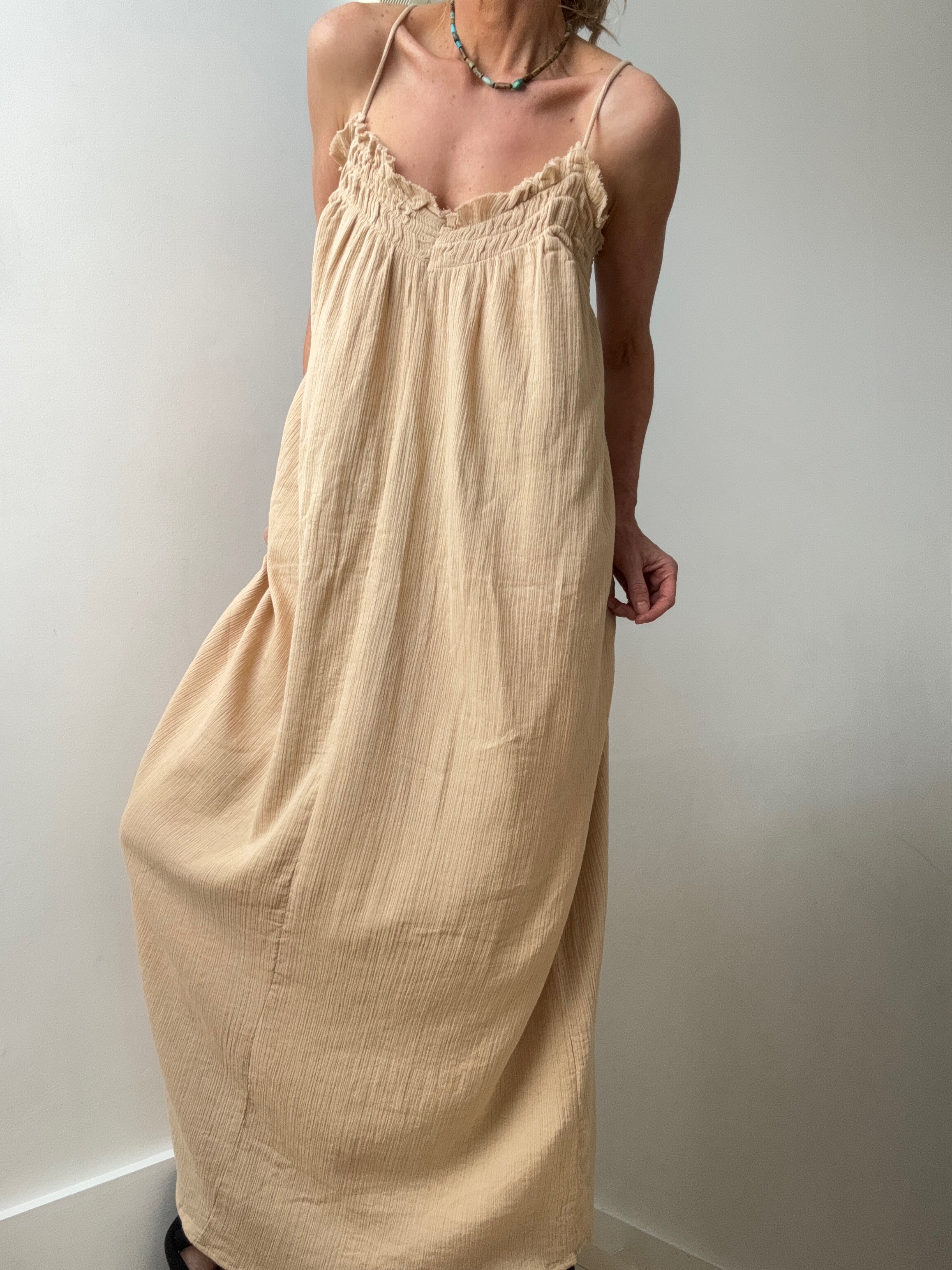 Moost & The Muse Sammy Dress Beige | Dresses