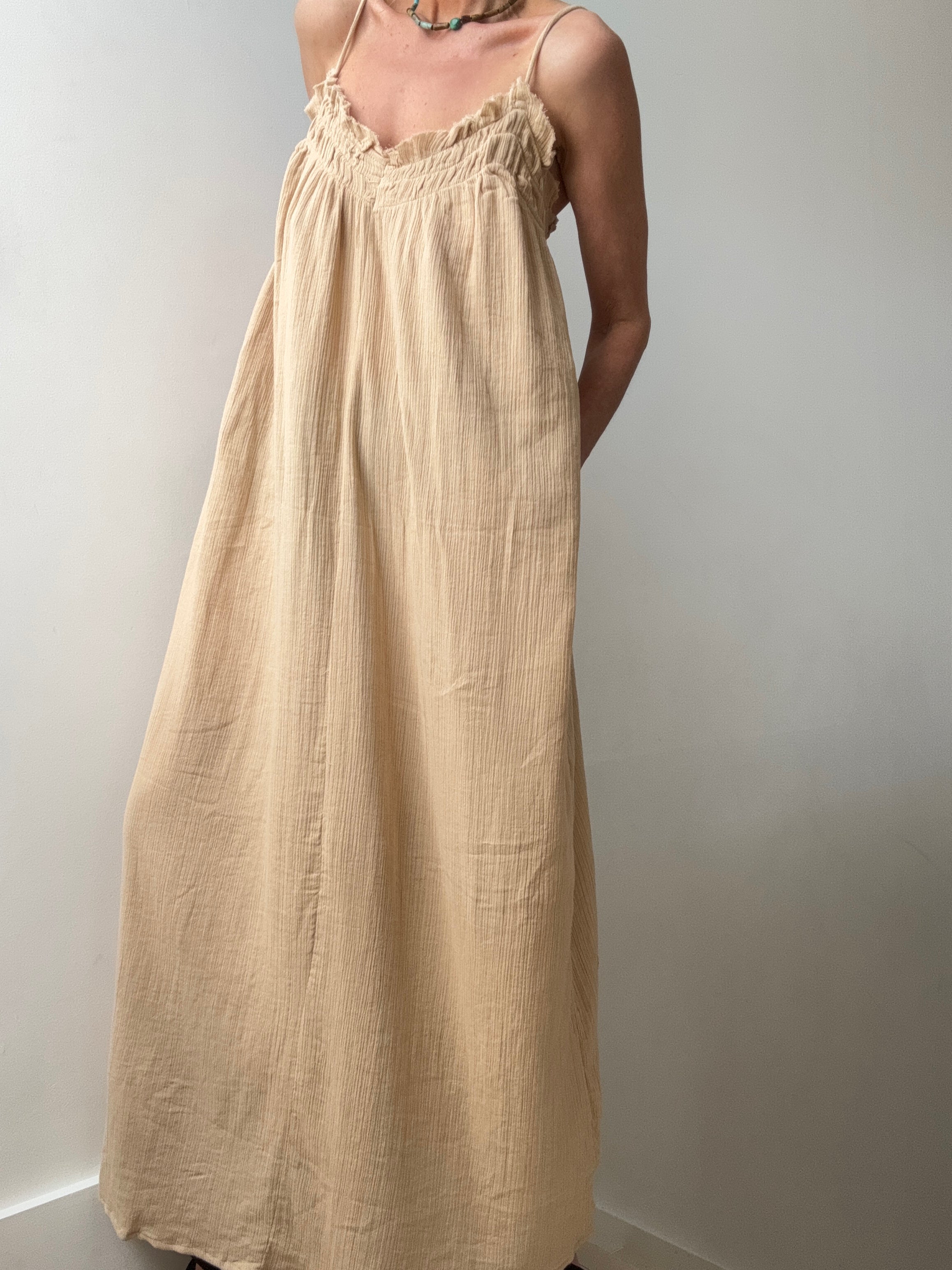 Moost & The Muse Sammy Dress Beige | Dresses