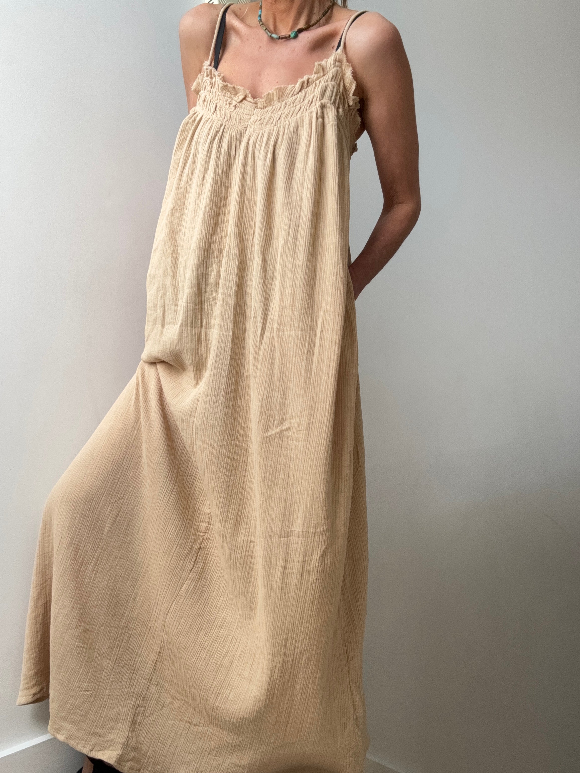 Moost & The Muse Sammy Dress Beige | Dresses
