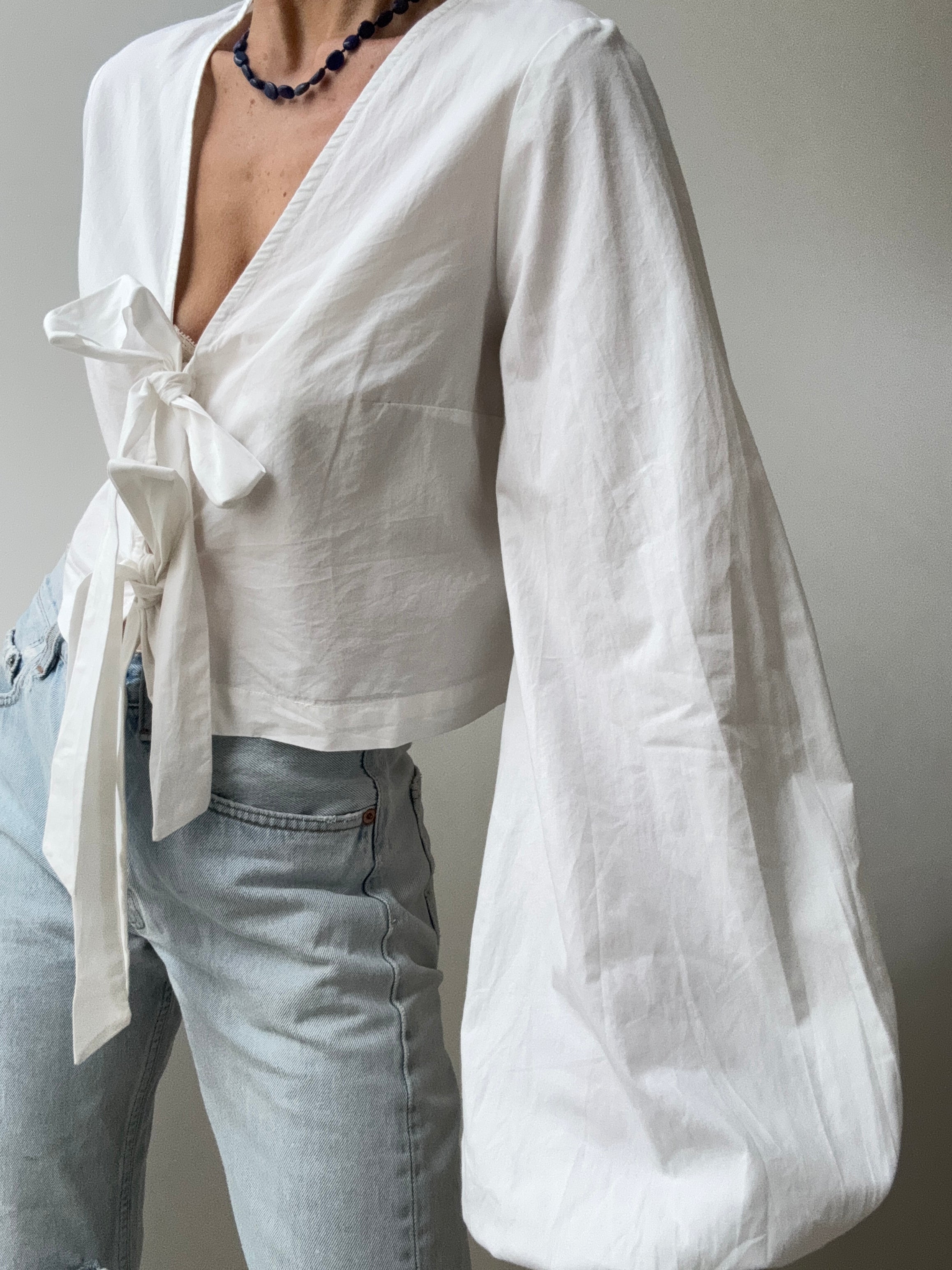 Favourite Bow Blouse White | Blouses