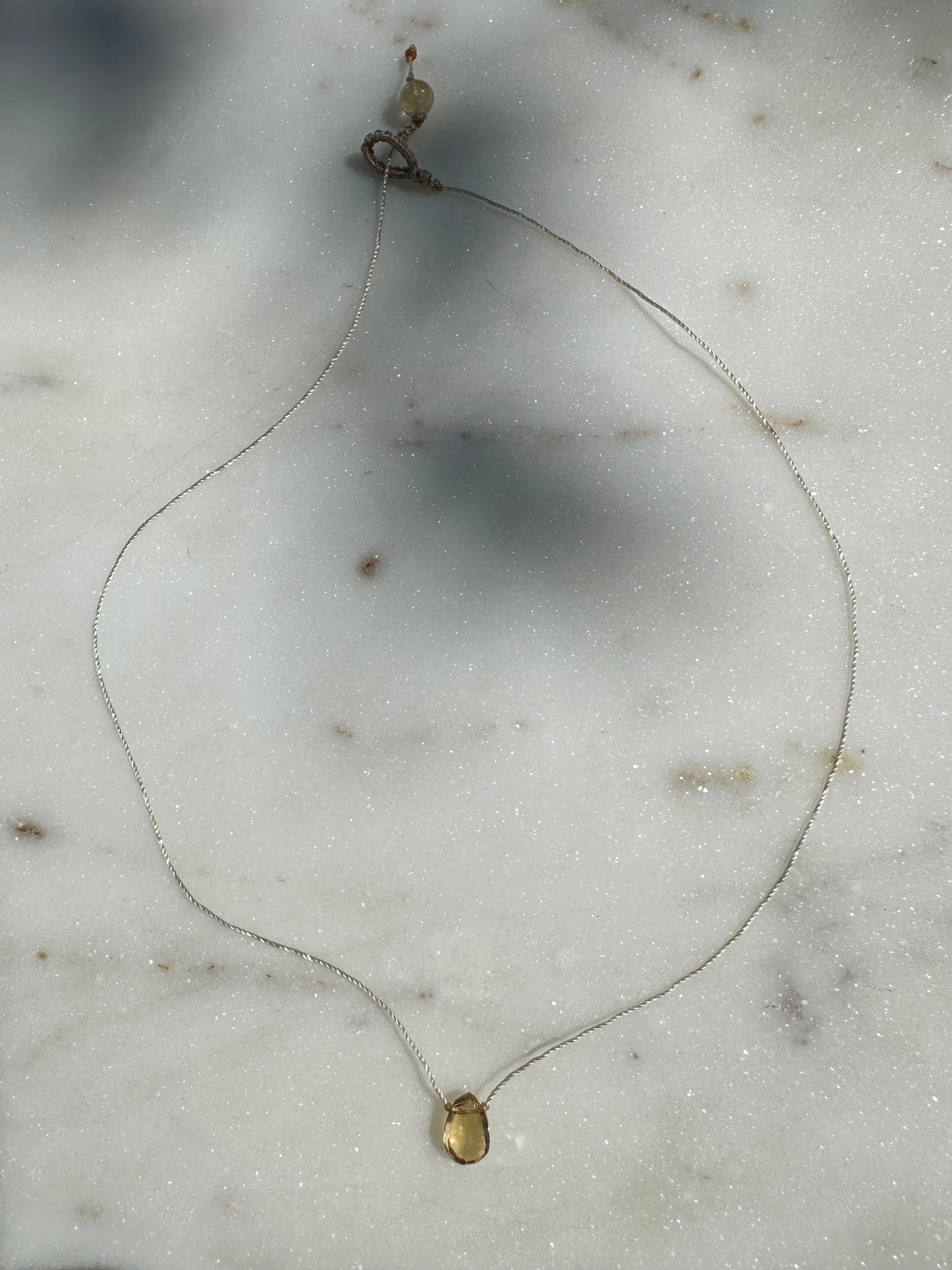 Citrine Yellow Drop | Necklaces