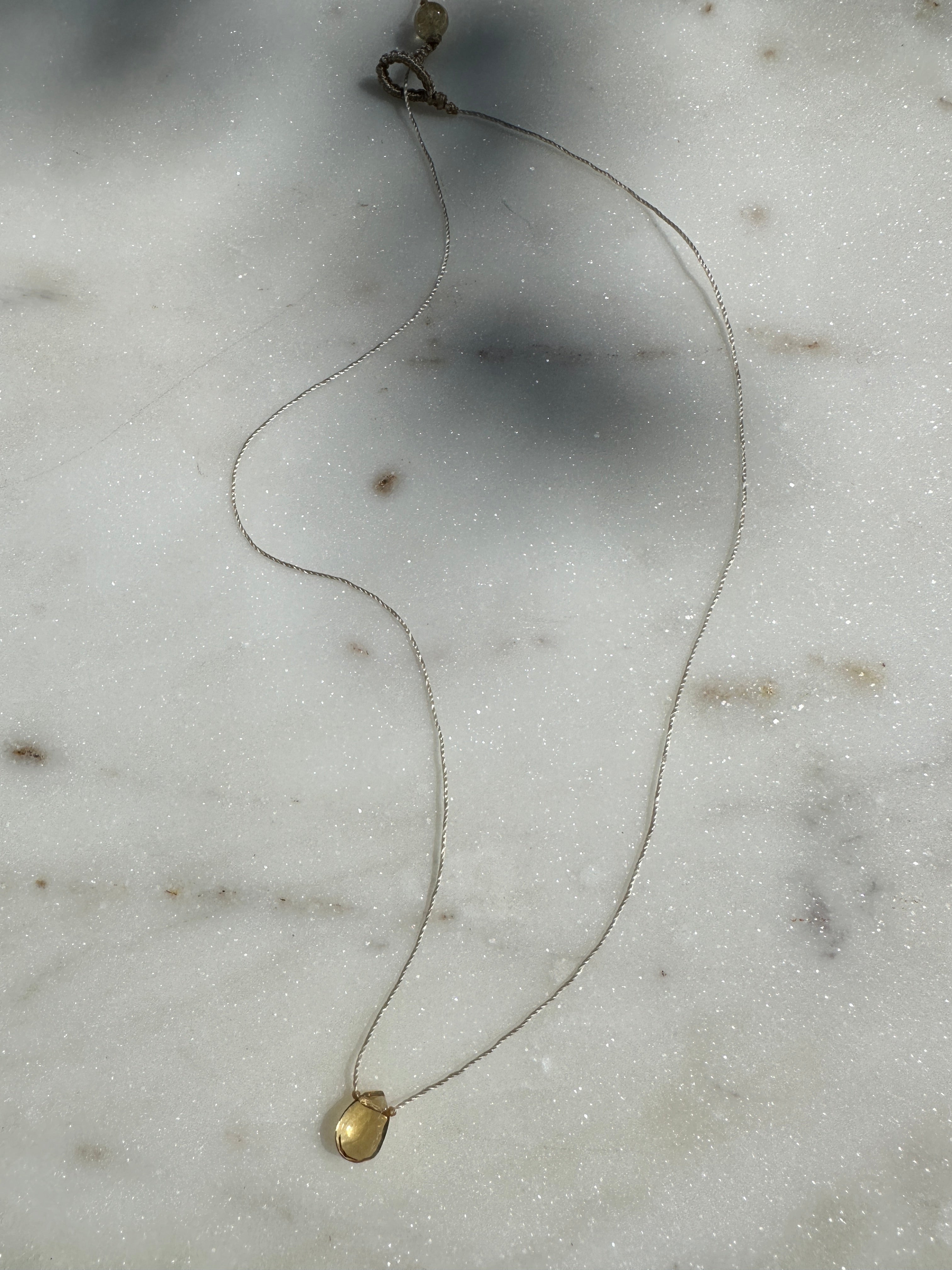 Citrine Yellow Drop | Necklaces