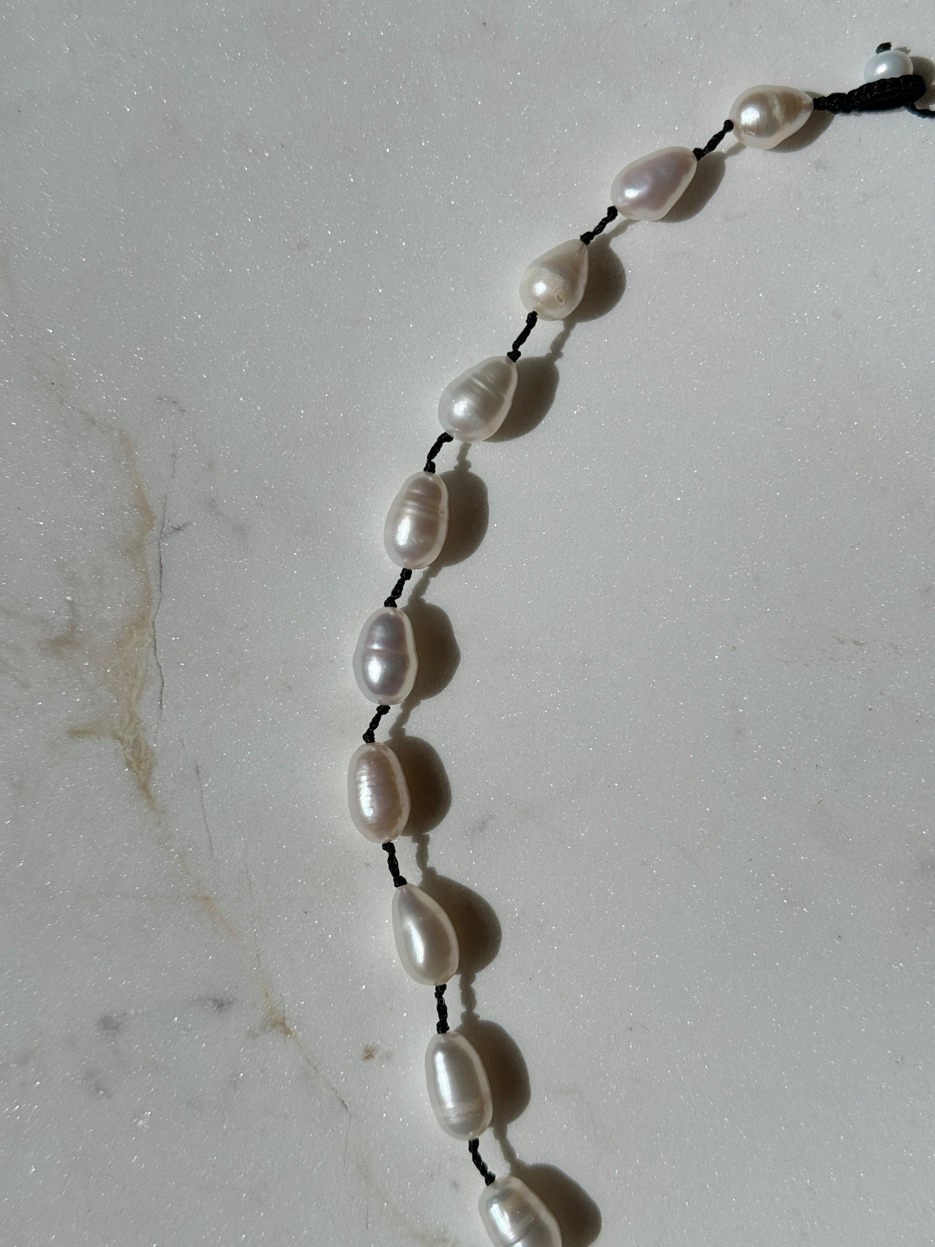 Fresh Water Pearl Double Knot Choker | Necklaces