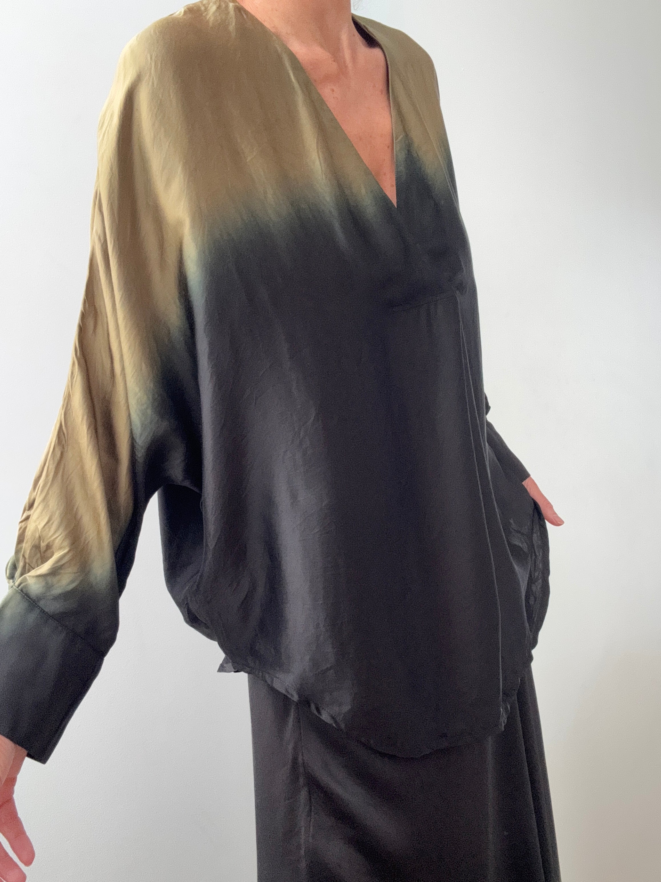 Nous Antwerp Blouses Carin Blouse Khaki Green