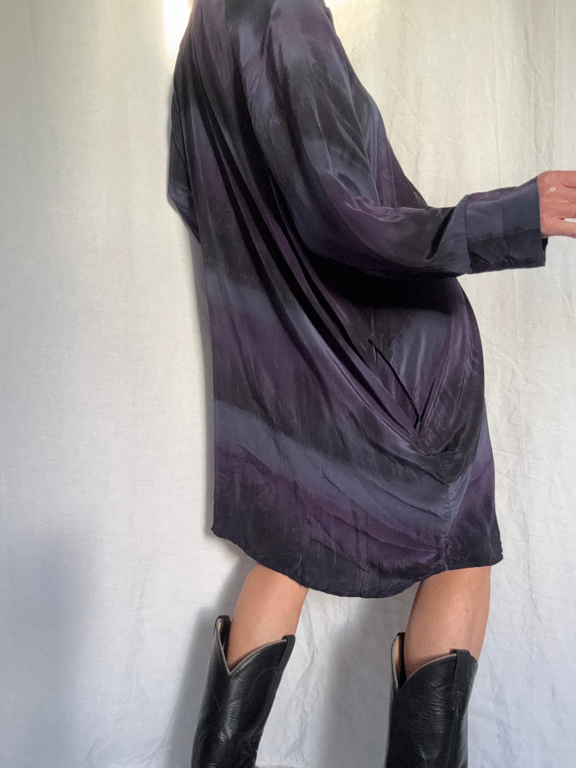 Nous Antwerp Dresses Eva Dress Deep Purple