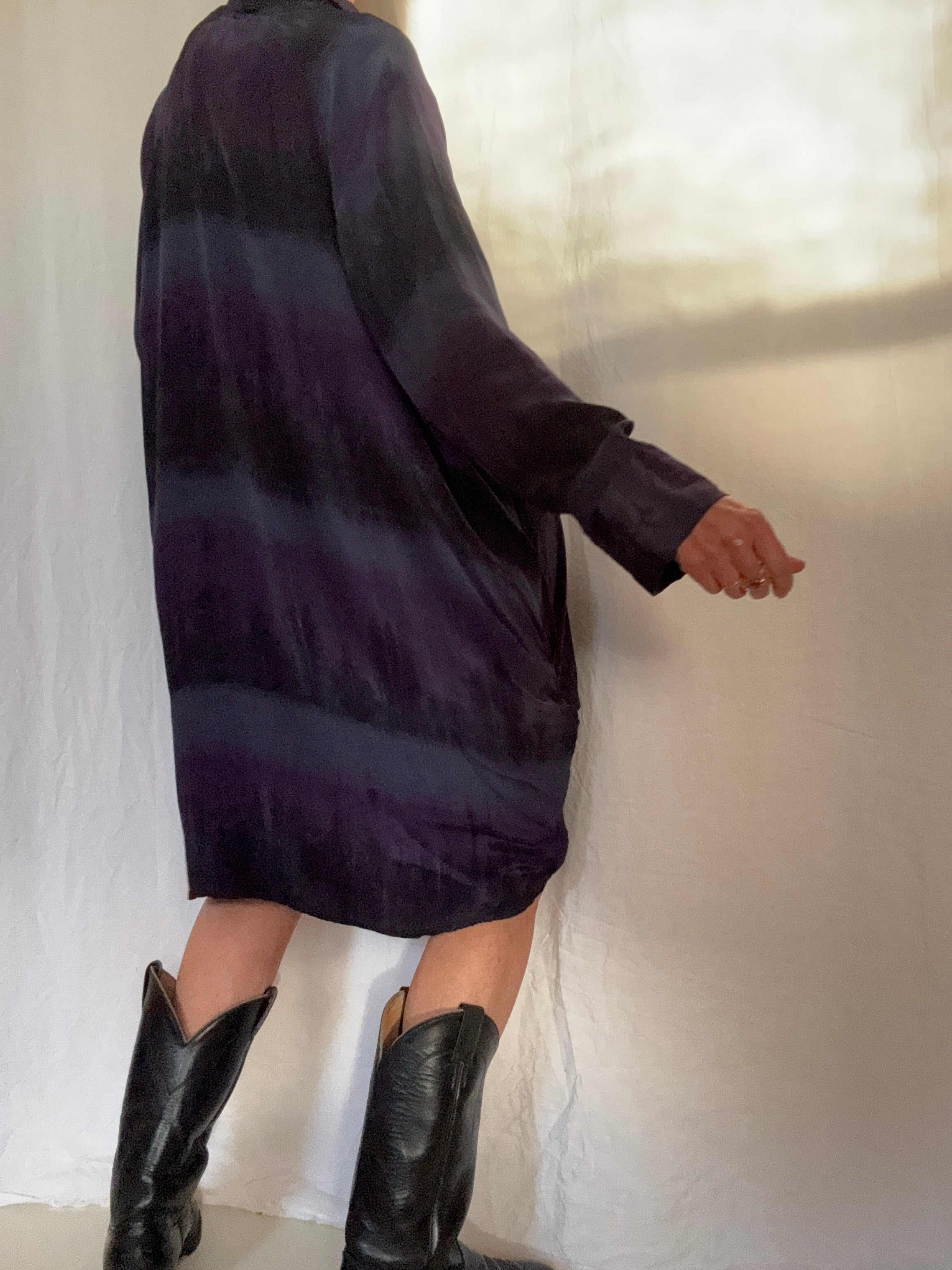 Nous Antwerp Dresses Eva Dress Deep Purple