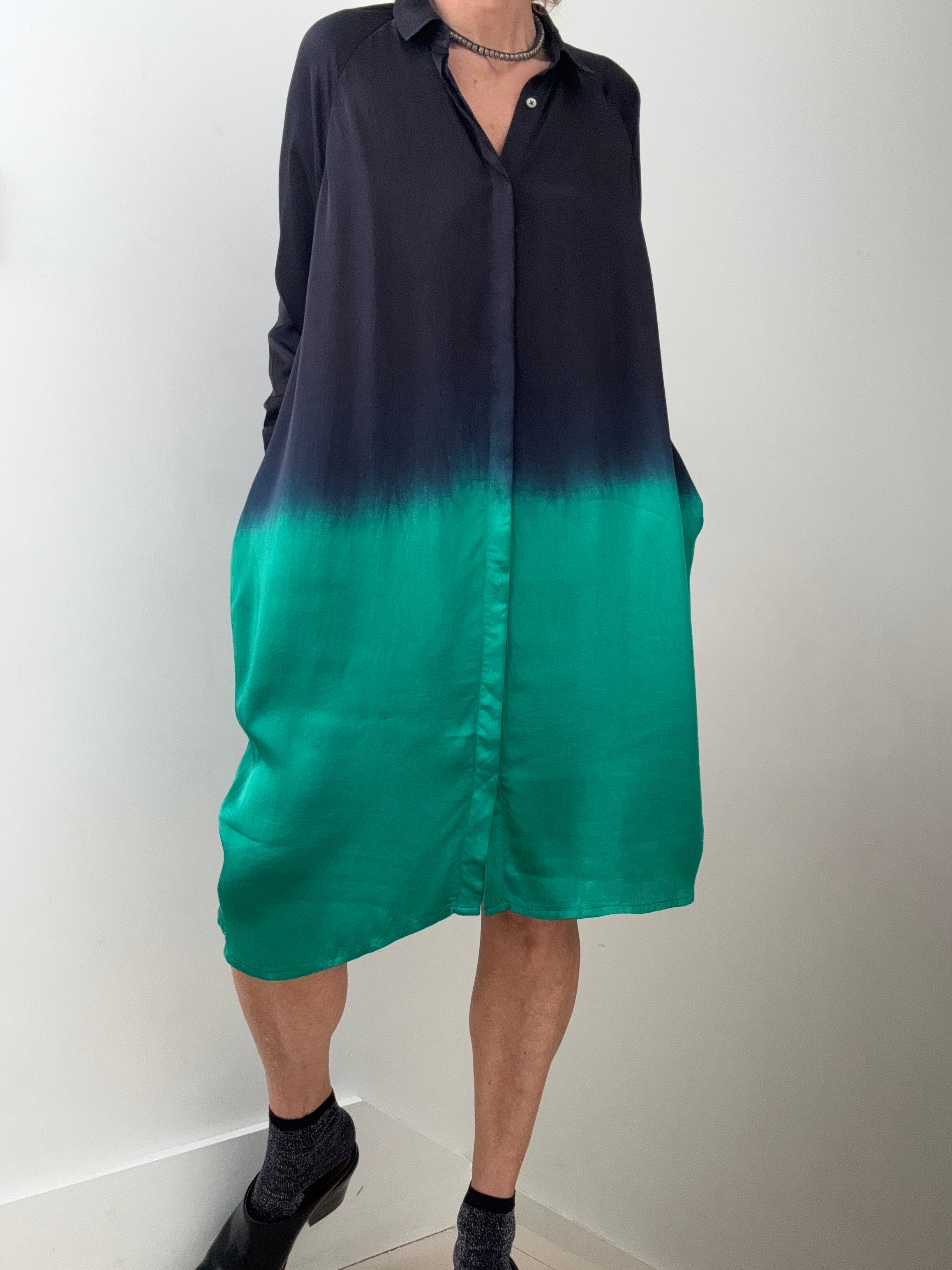 Nous Antwerp Dresses Eva Dress Three Tone Ombre