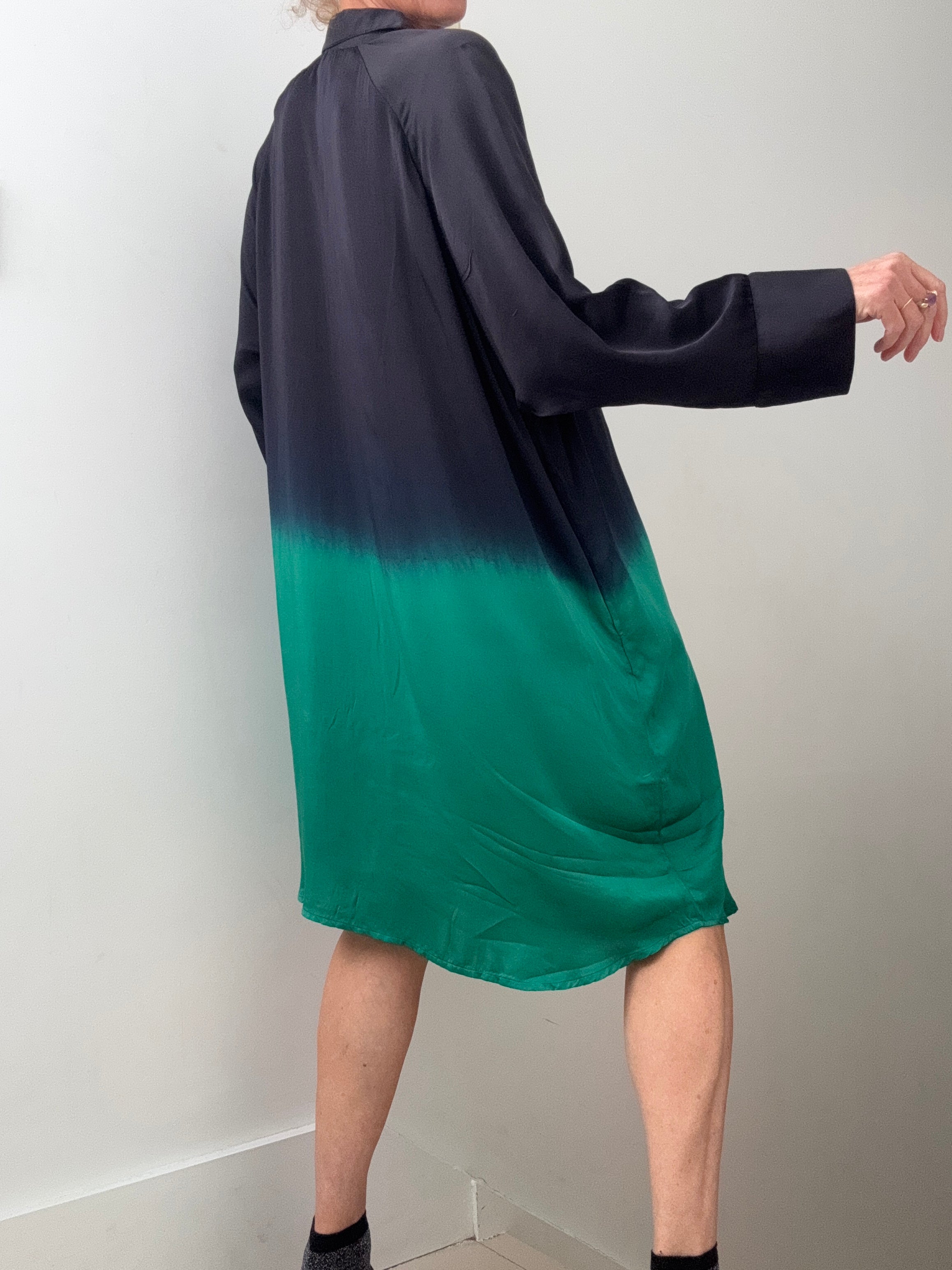 Nous Antwerp Dresses Eva Dress Three Tone Ombre