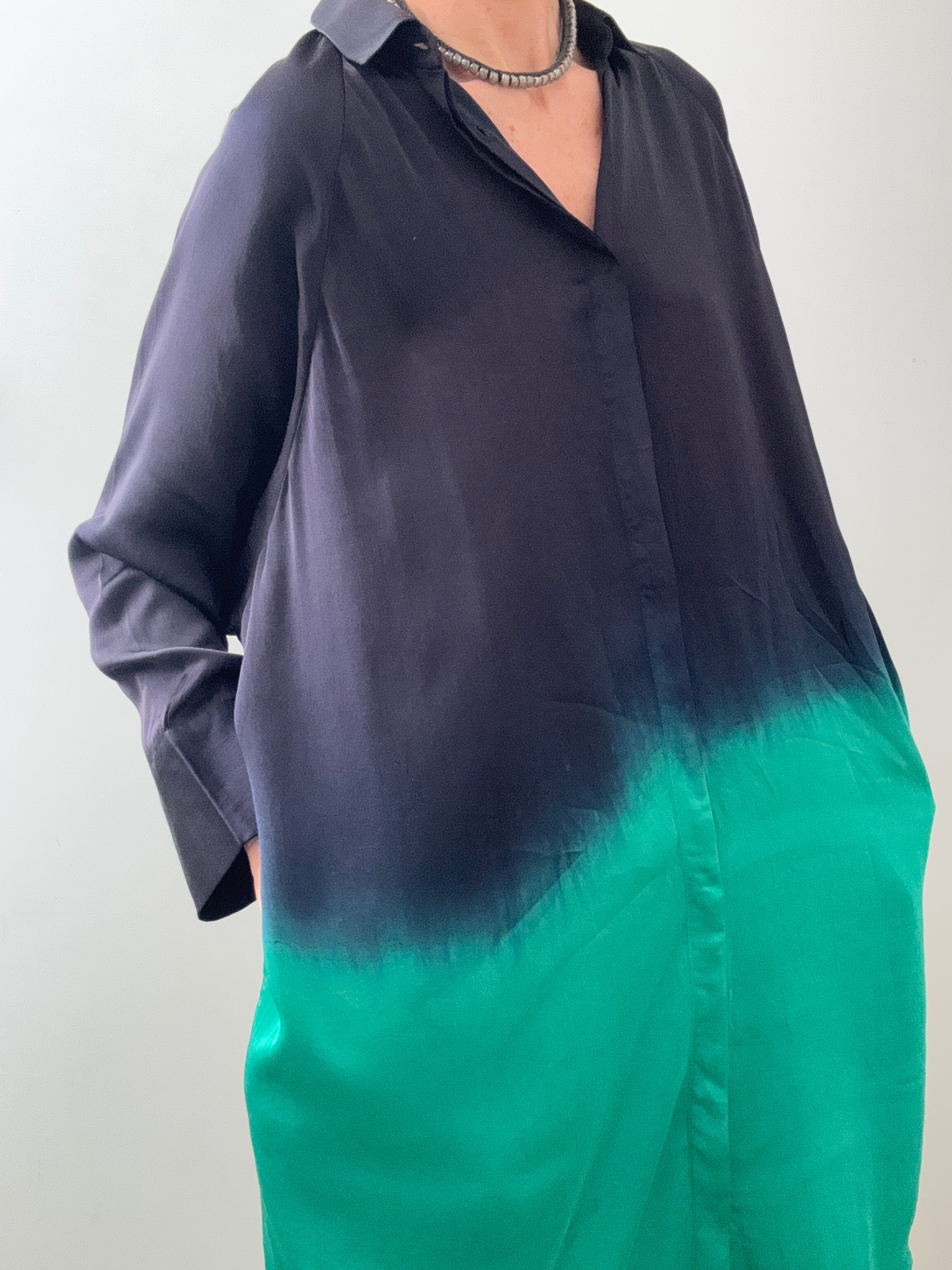 Nous Antwerp Dresses Eva Dress Three Tone Ombre