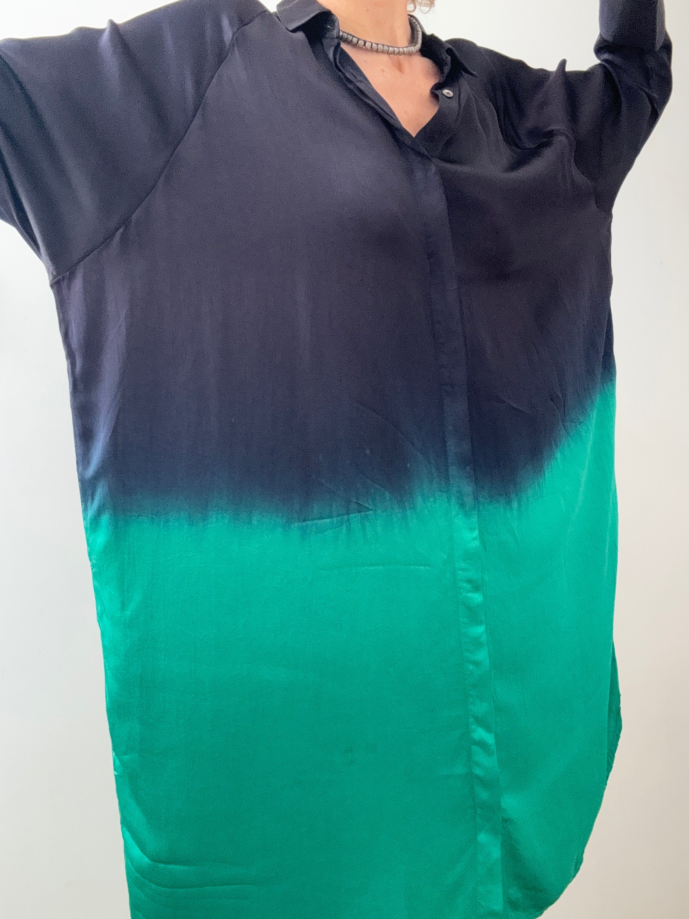 Nous Antwerp Dresses Eva Dress Three Tone Ombre