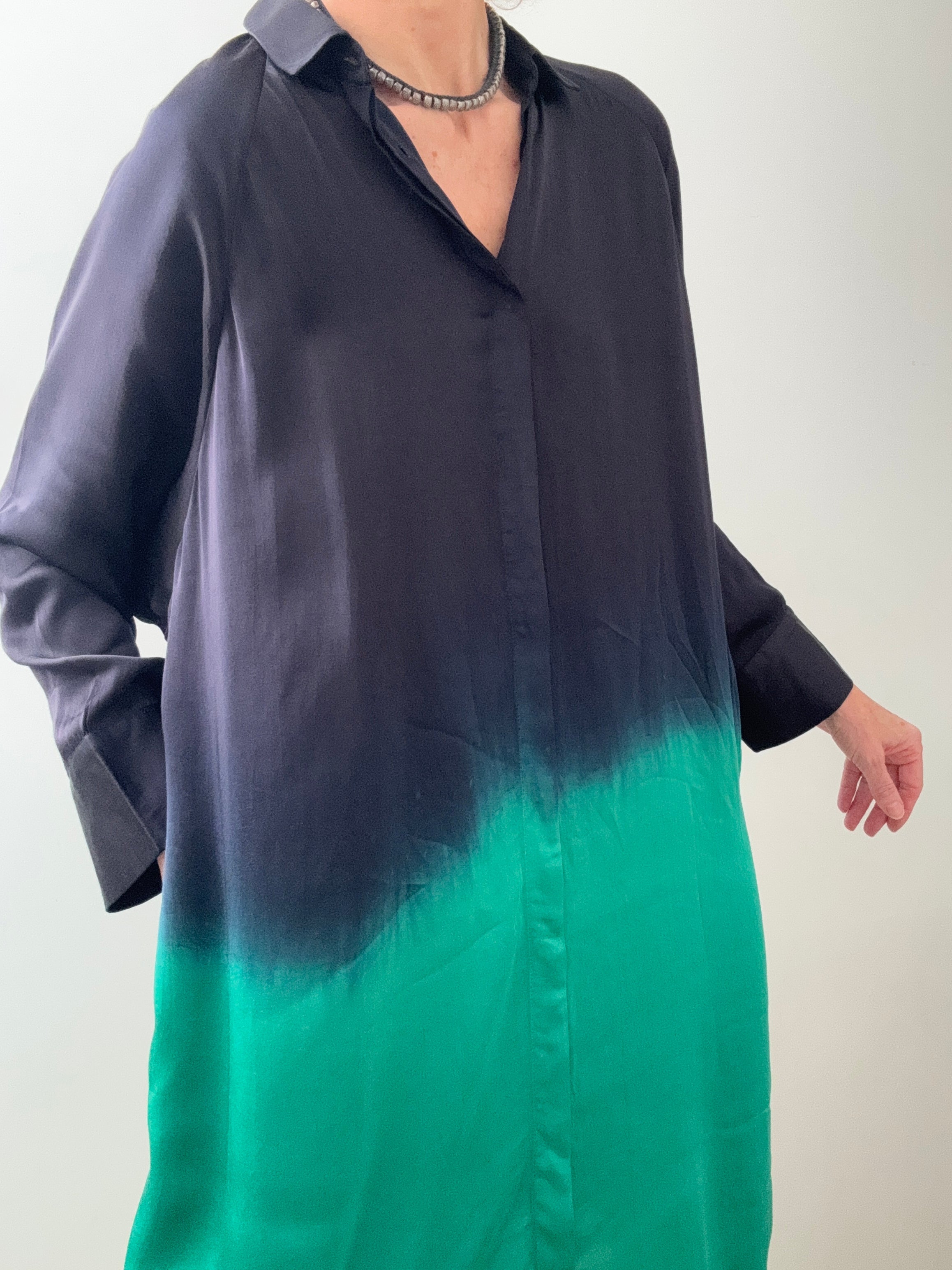Nous Antwerp Dresses Eva Dress Three Tone Ombre
