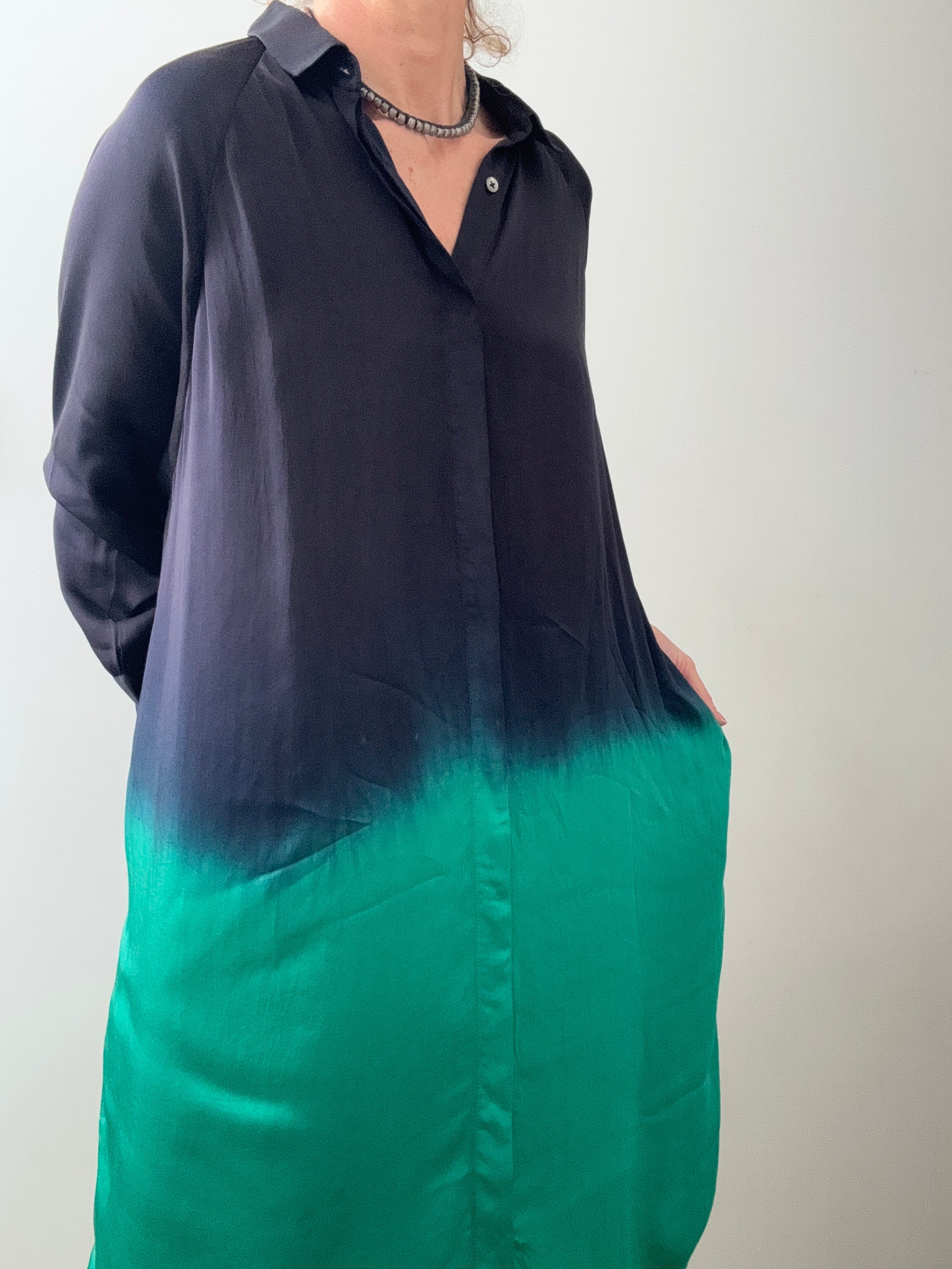 Nous Antwerp Dresses Eva Dress Three Tone Ombre