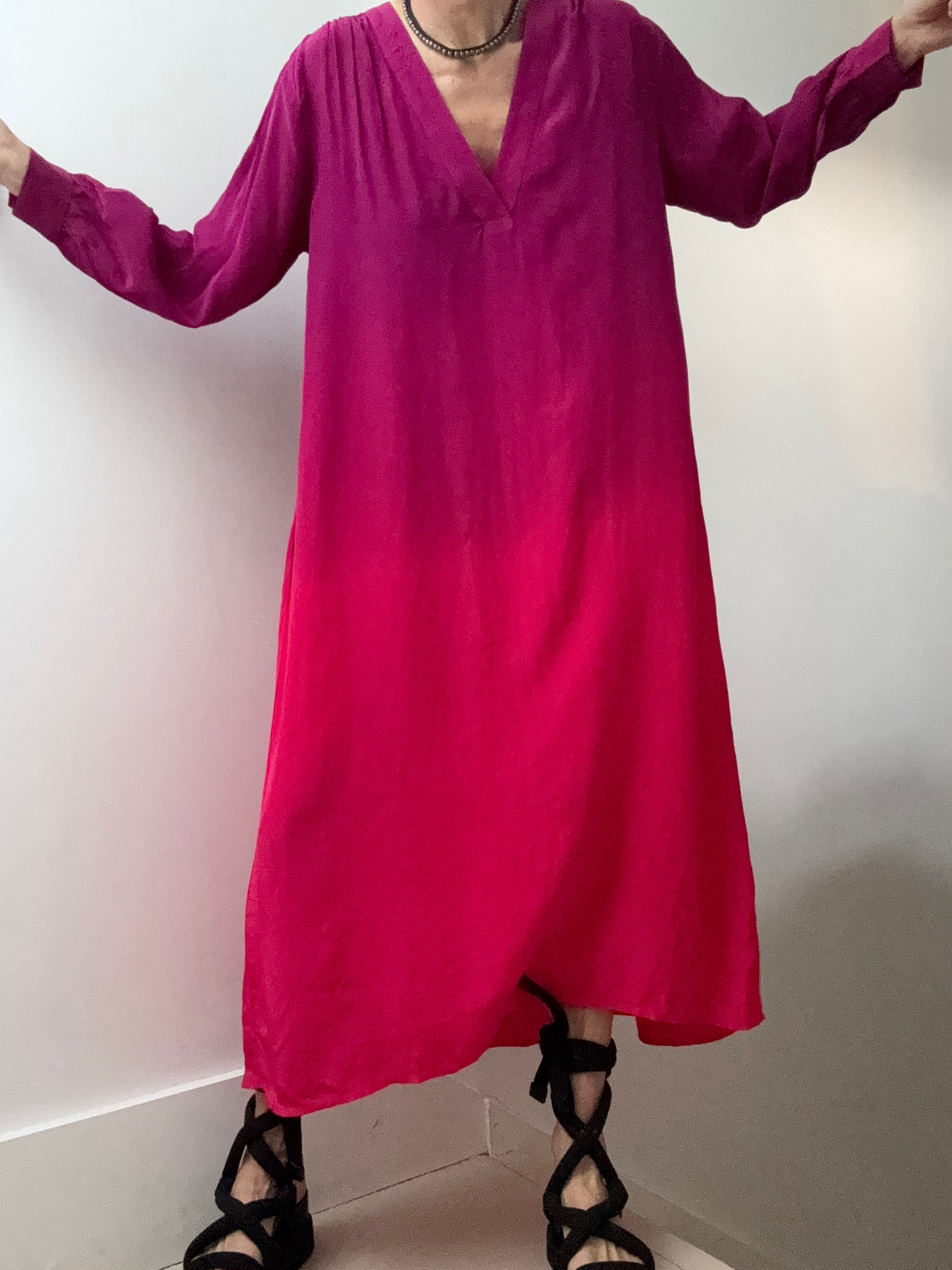 Morgan Dress Purple Pink Ombre | Dresses