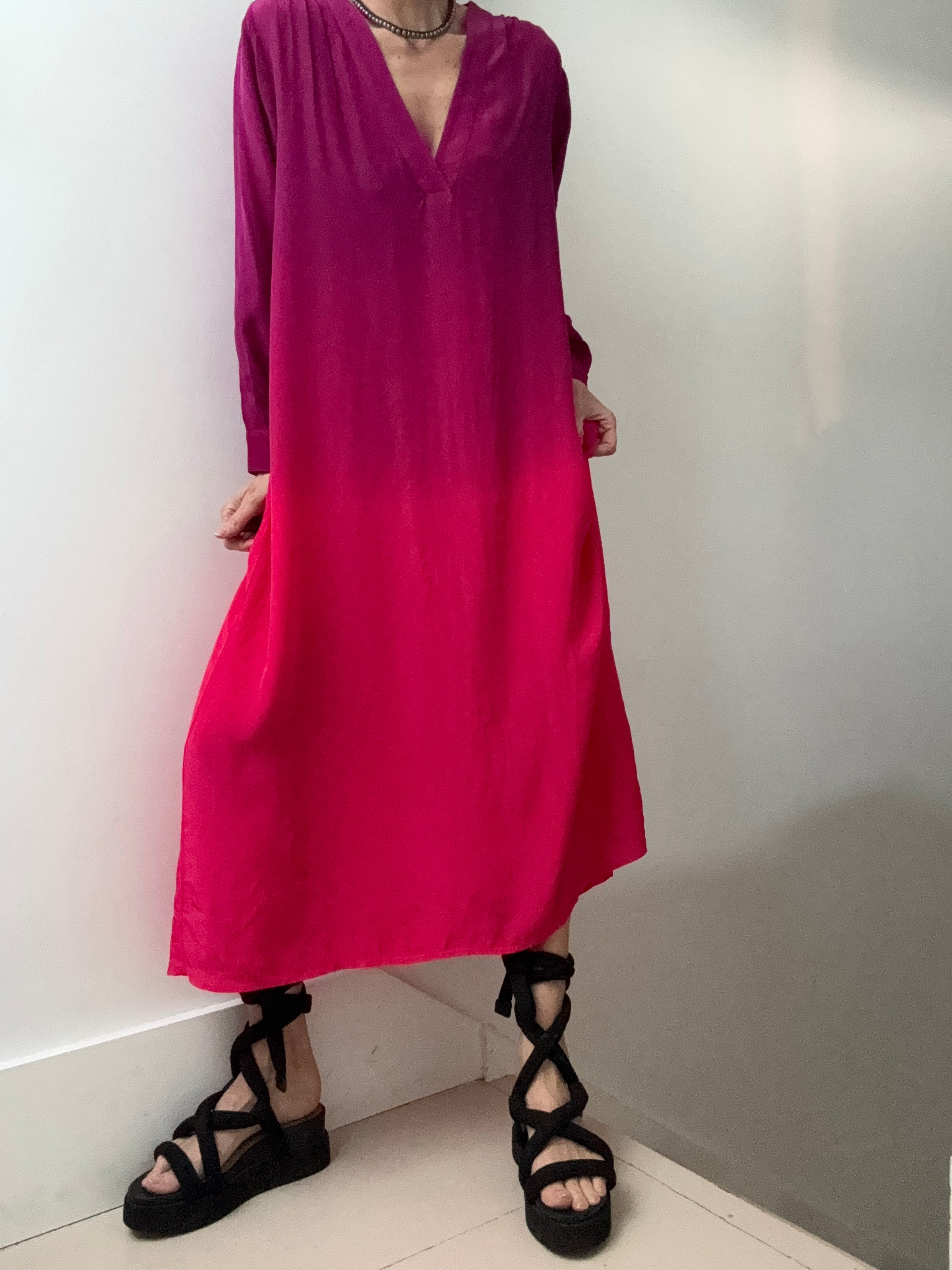 Morgan Dress Purple Pink Ombre | Dresses