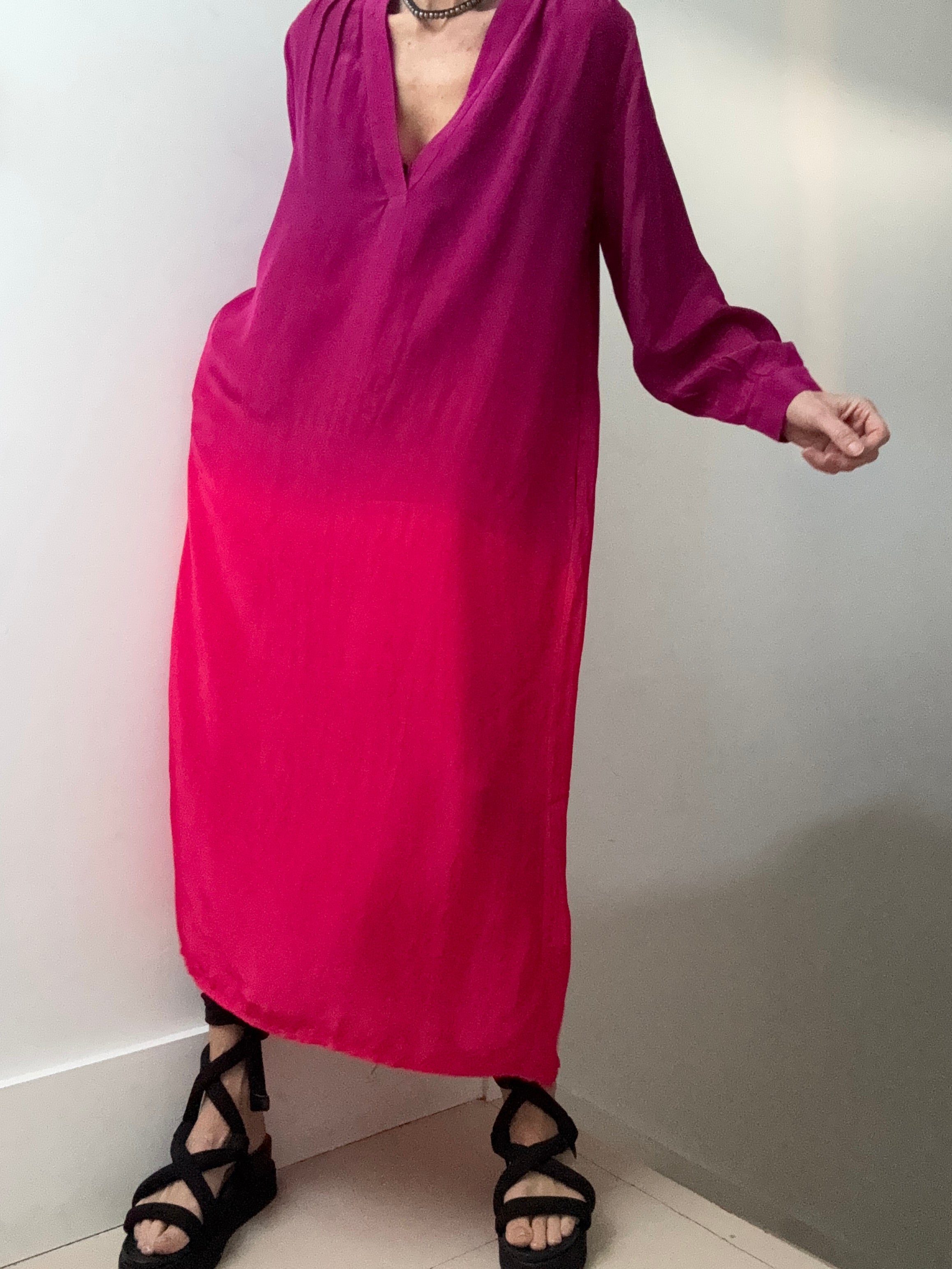Morgan Dress Purple Pink Ombre | Dresses