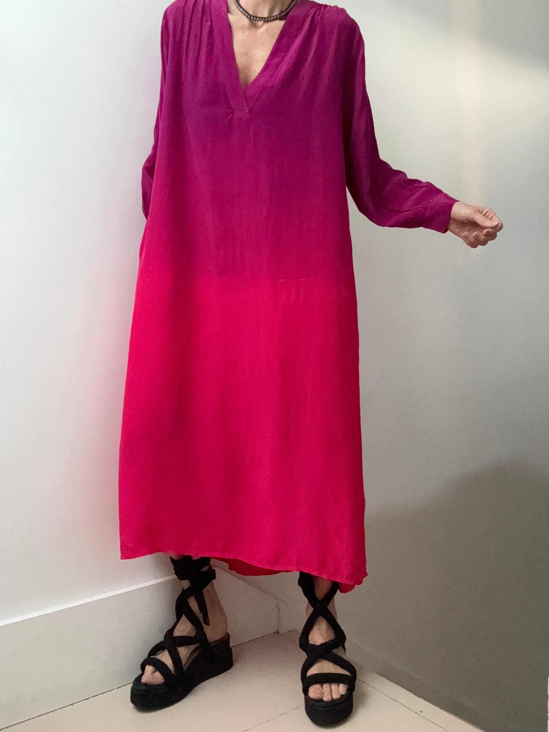 Morgan Dress Purple Pink Ombre | Dresses