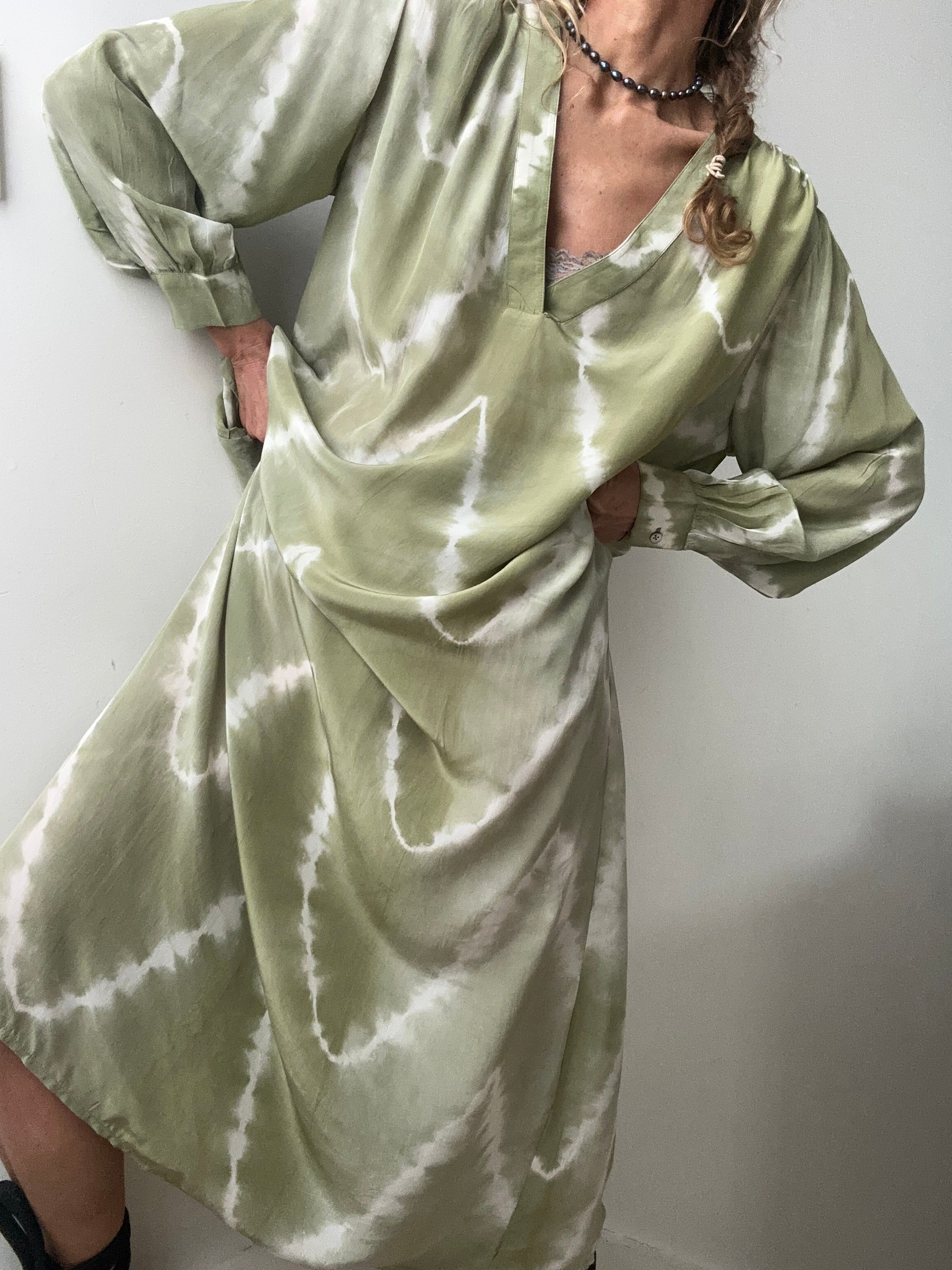 Nous Antwerp Dresses Nous Antwerp Faitheen Dress Green