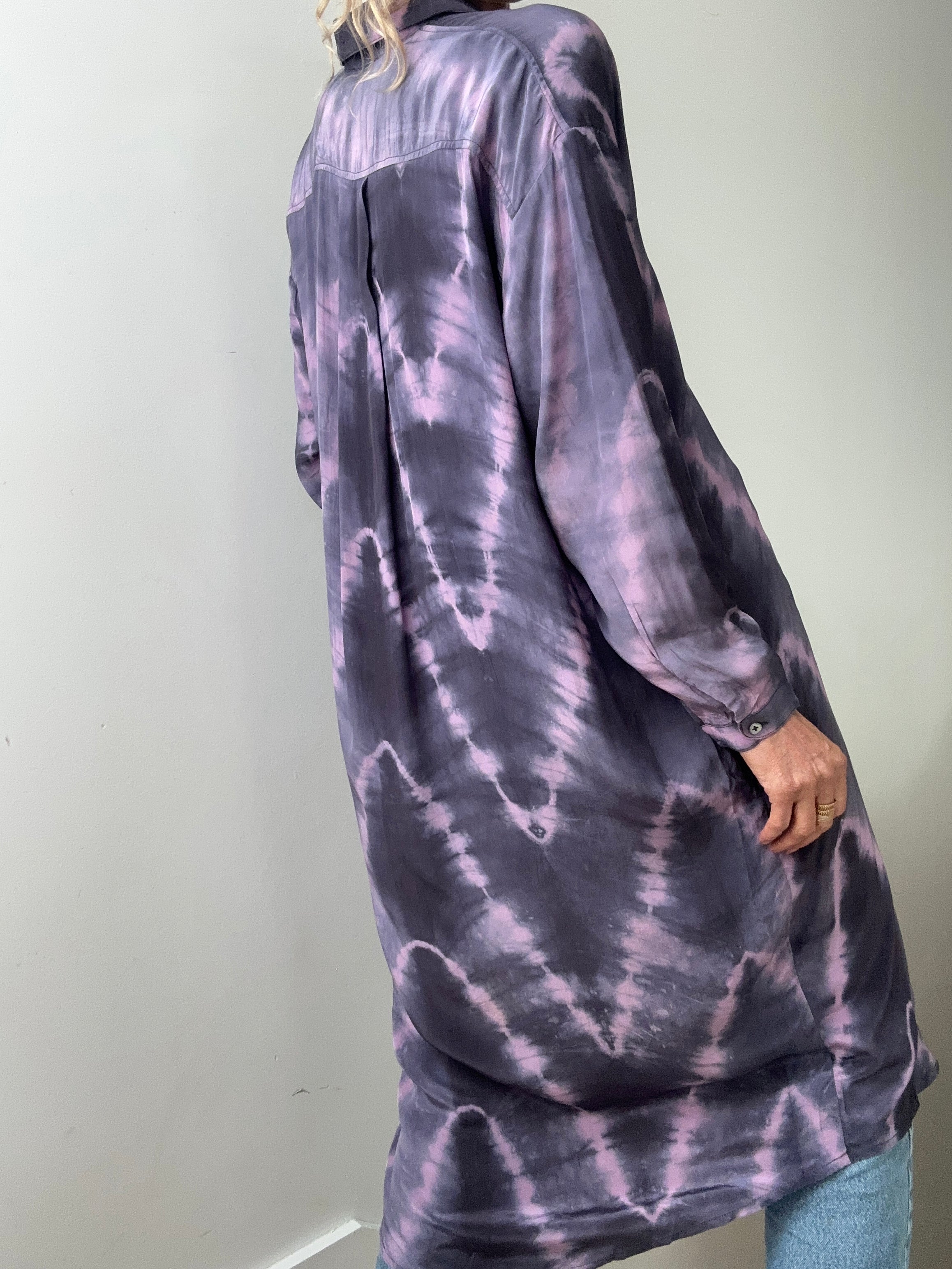 Nous Antwerp Florence Shirtdress Purple | Dresses
