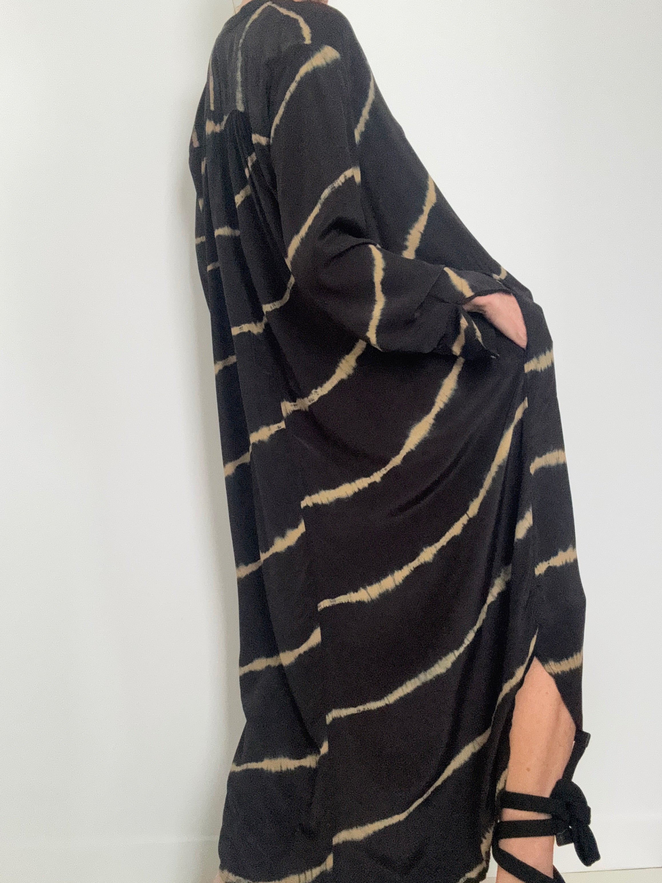 Nous Antwerp Dresses Nous Antwerp Lea Dress Black Latte