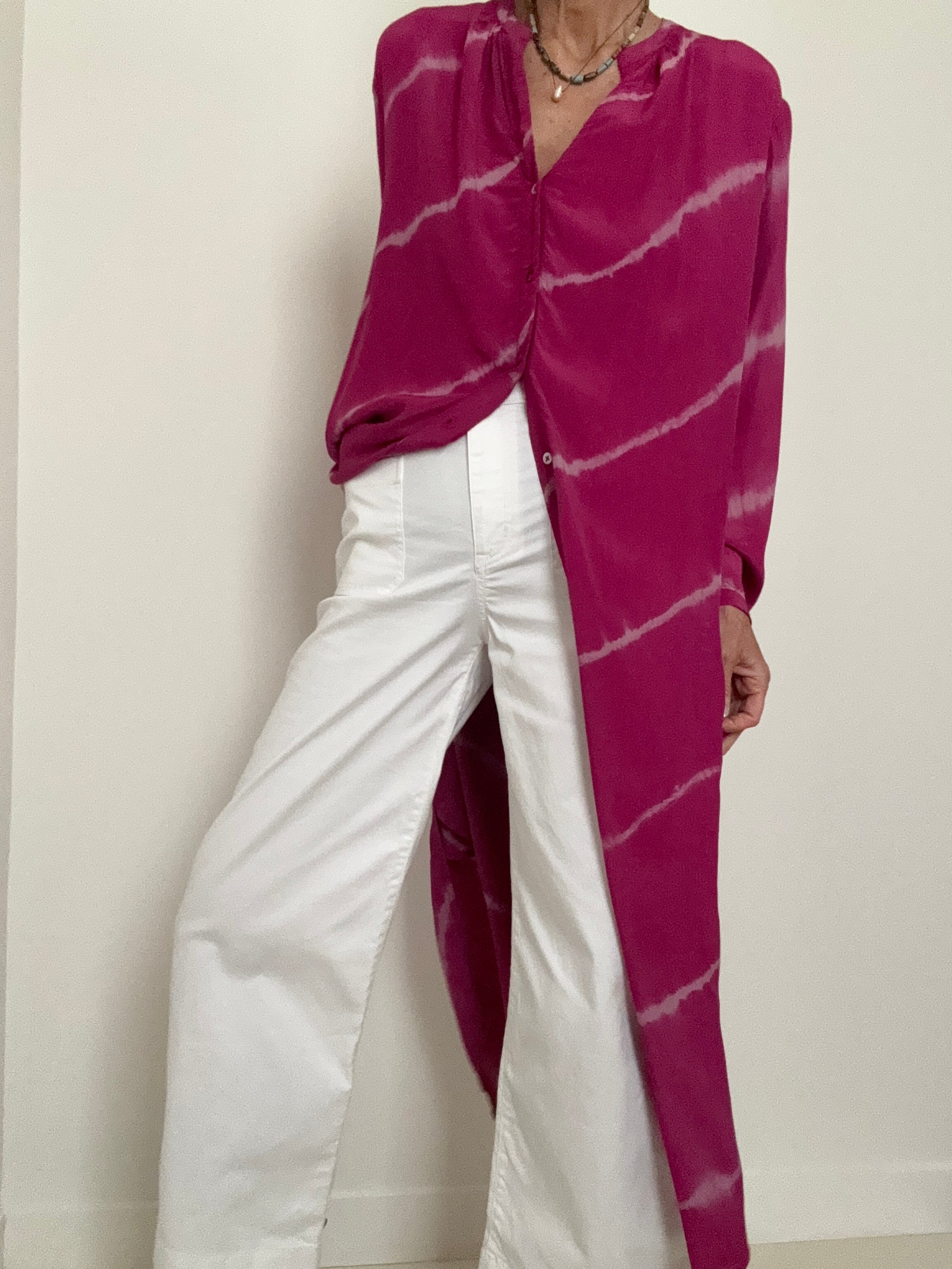 Nous Antwerp Dresses Nous Antwerp Lea Dress Fuschia