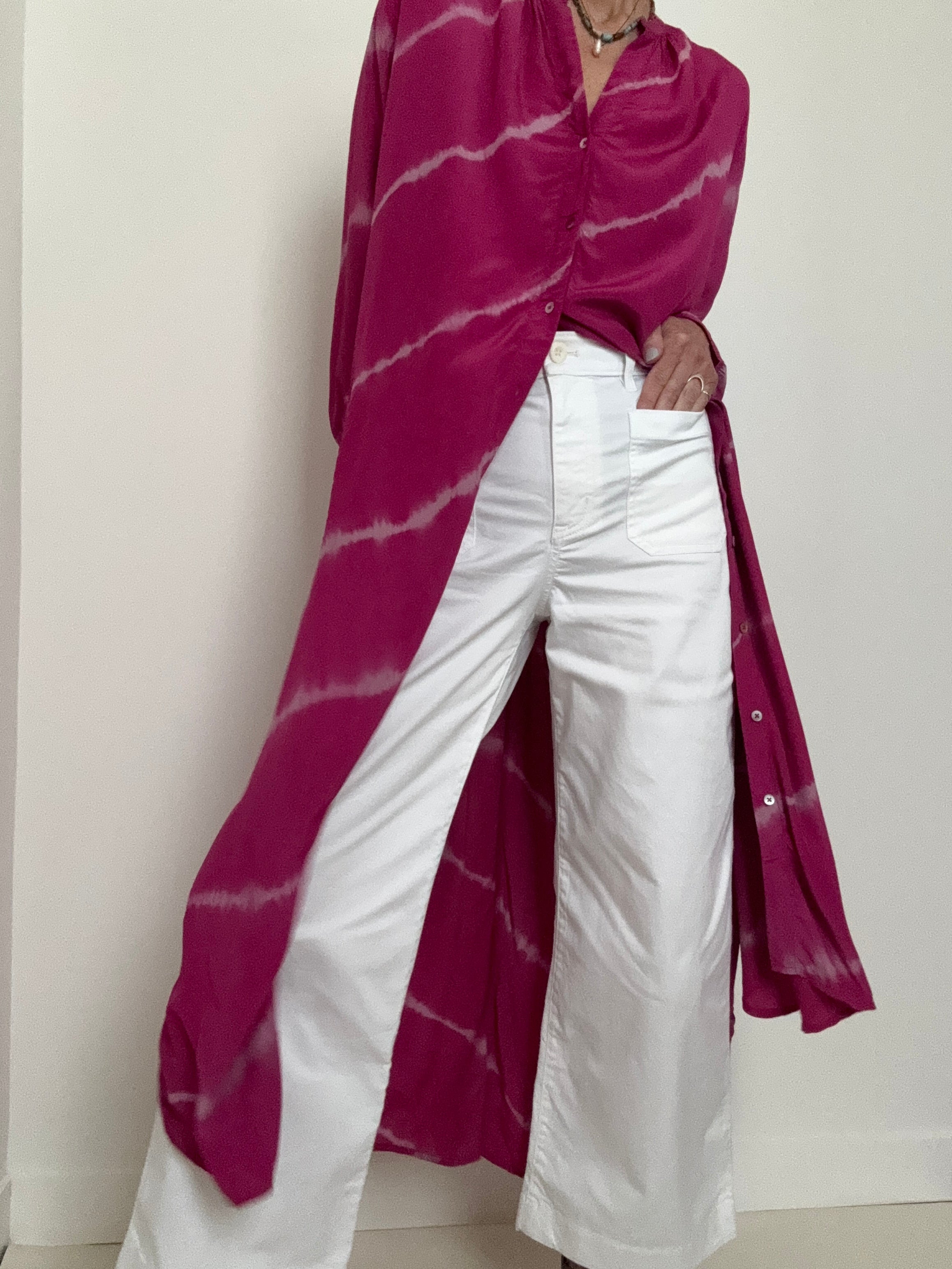 Nous Antwerp Dresses Nous Antwerp Lea Dress Fuschia