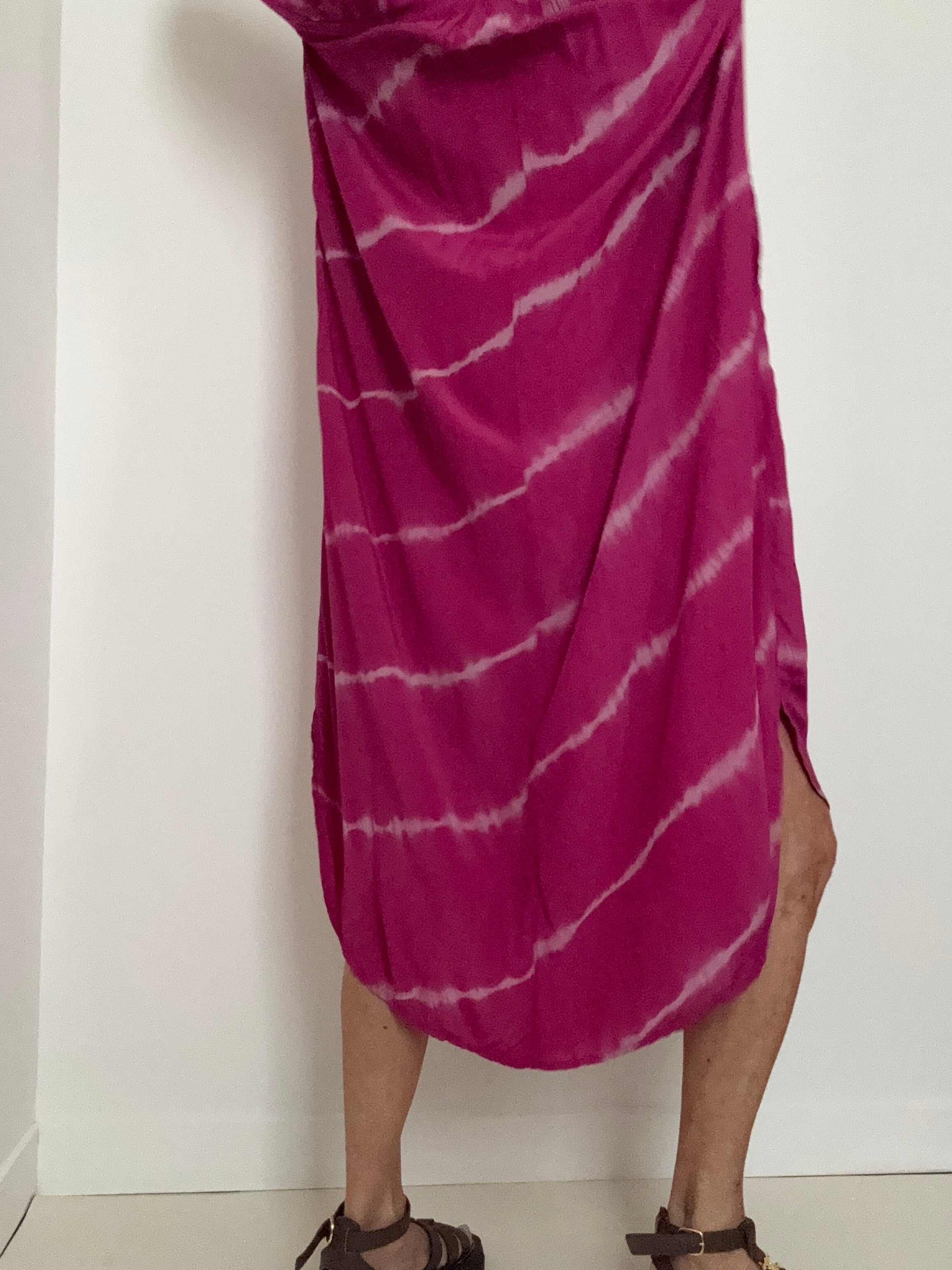 Nous Antwerp Dresses Nous Antwerp Lea Dress Fuschia