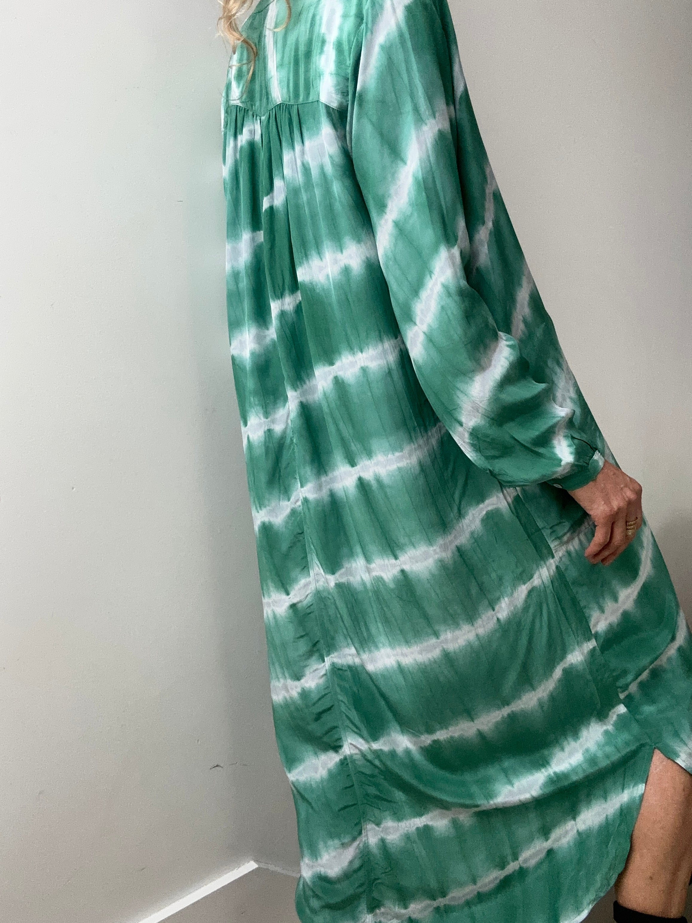 Nous Antwerp Lea Dress Green | Dresses