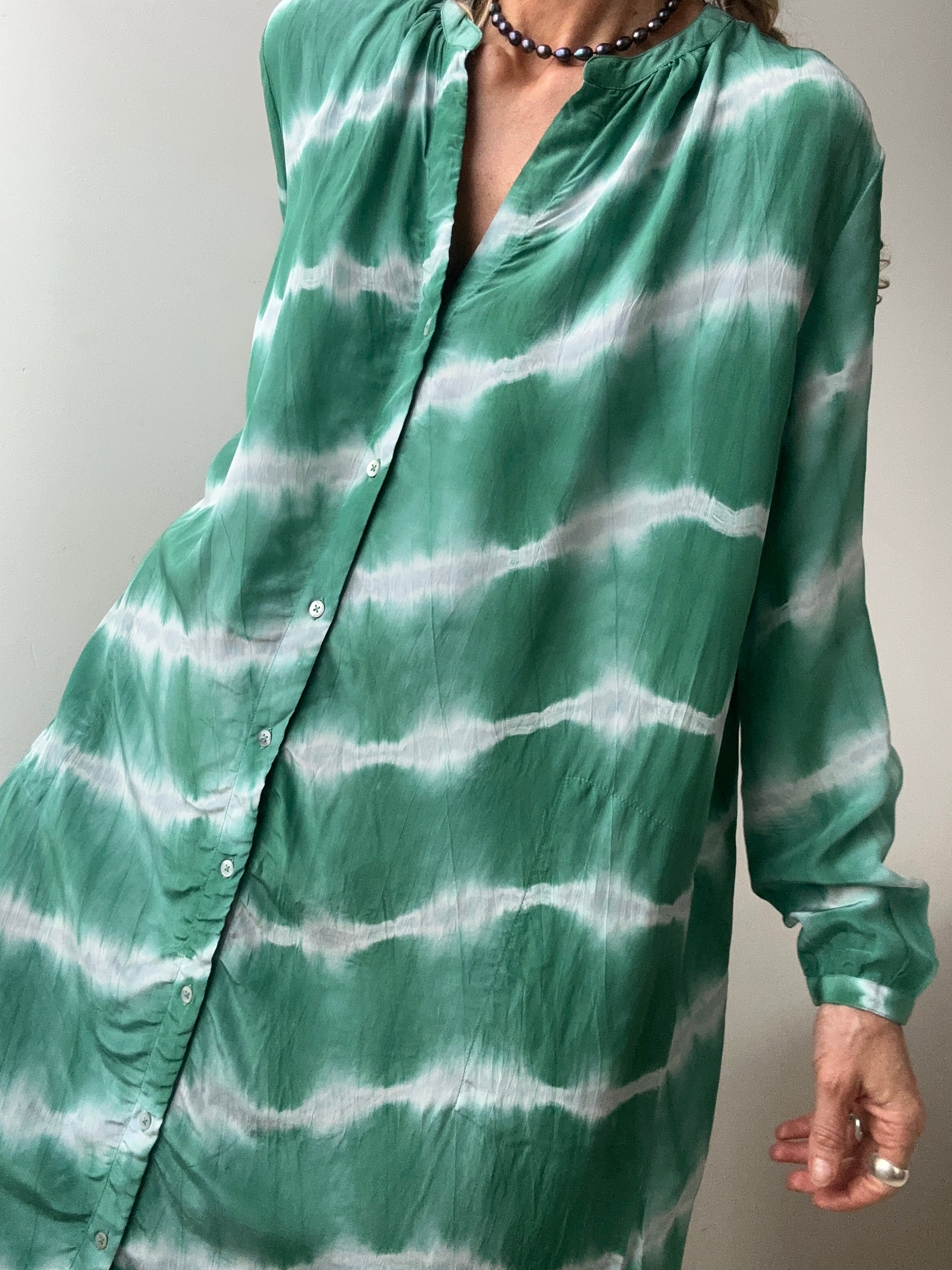 Nous Antwerp Lea Dress Green | Dresses