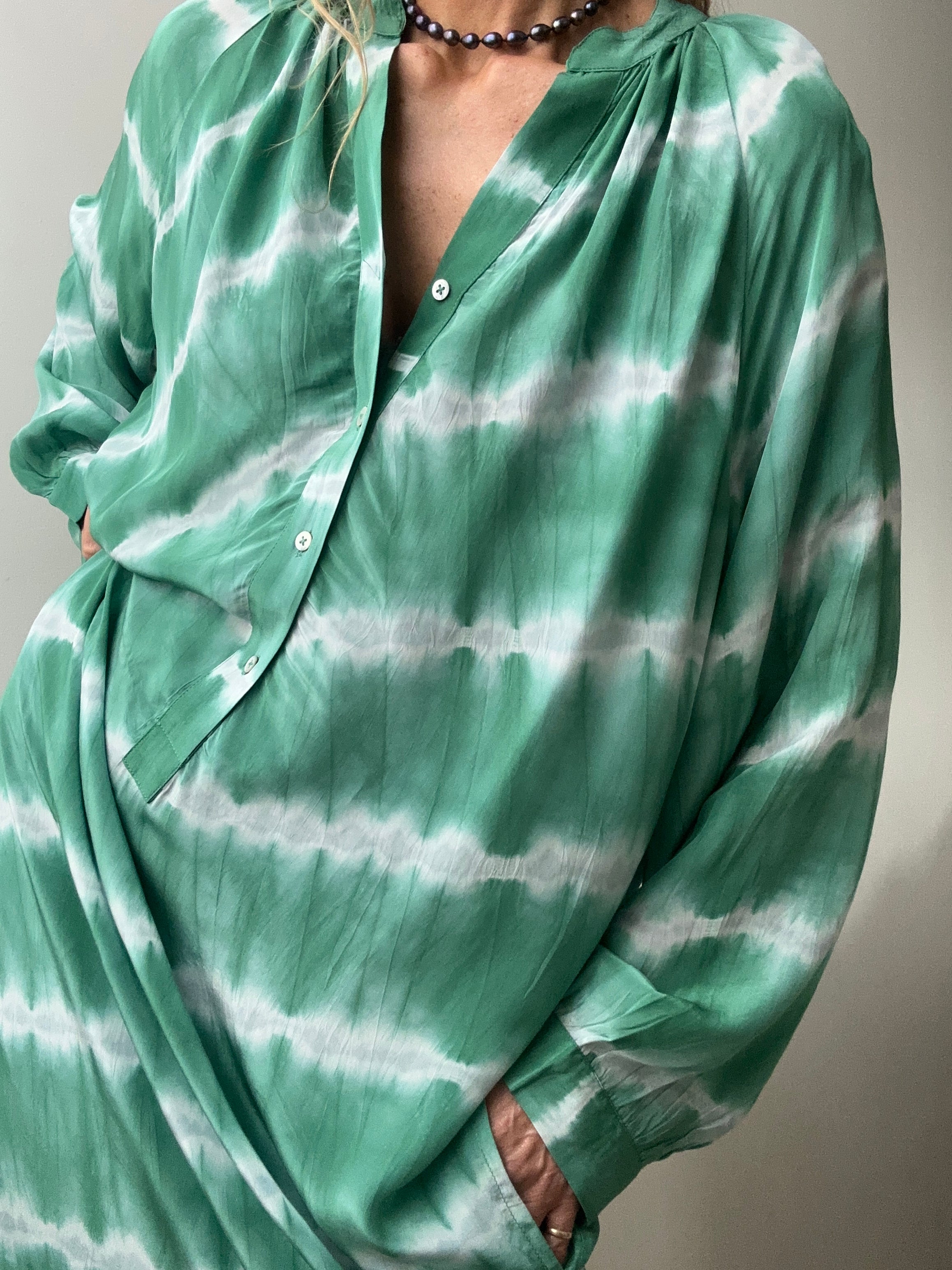 Nous Antwerp Lea Dress Green | Dresses