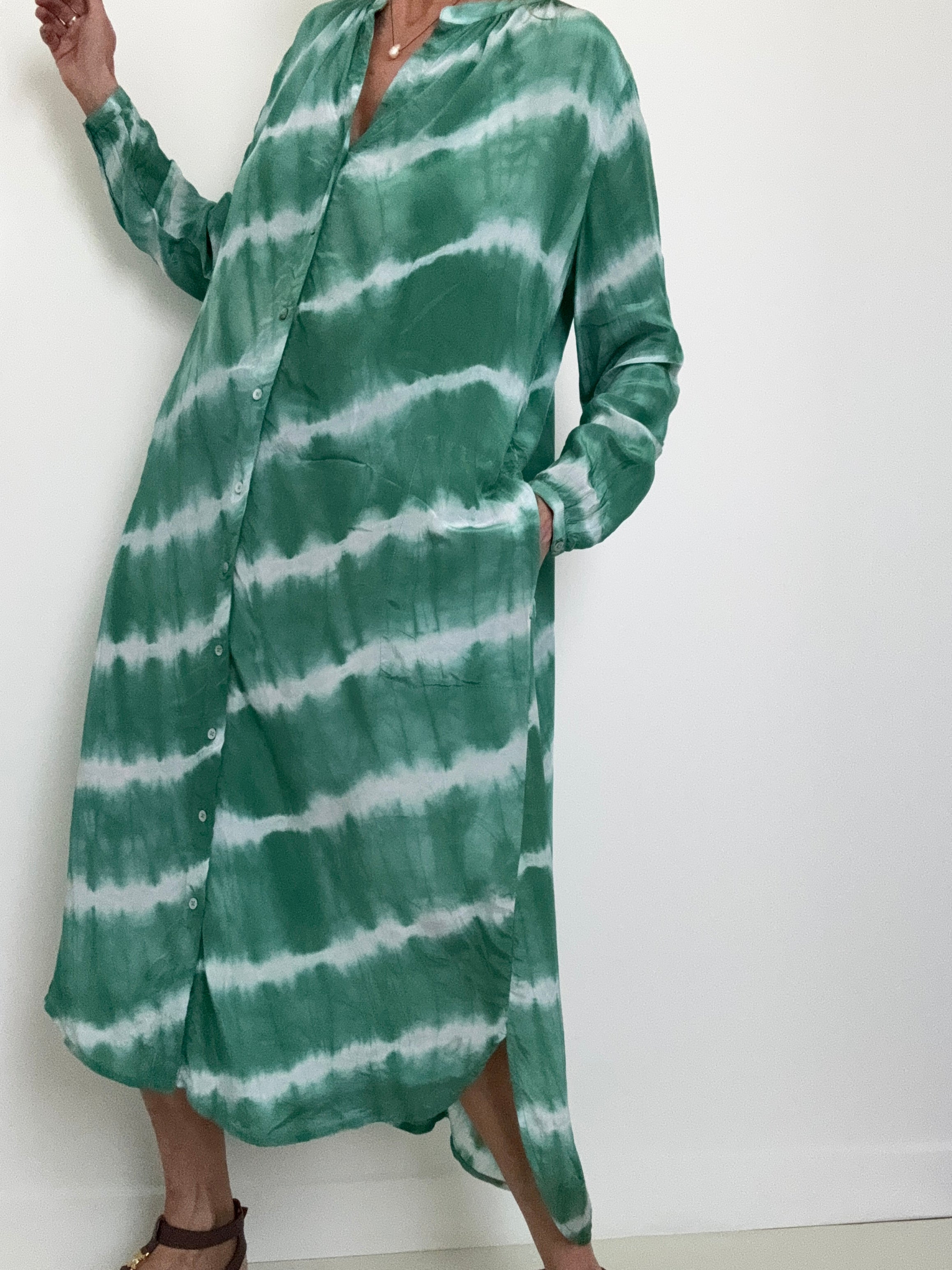 Nous Antwerp Dresses Nous Antwerp Paris Dress Green