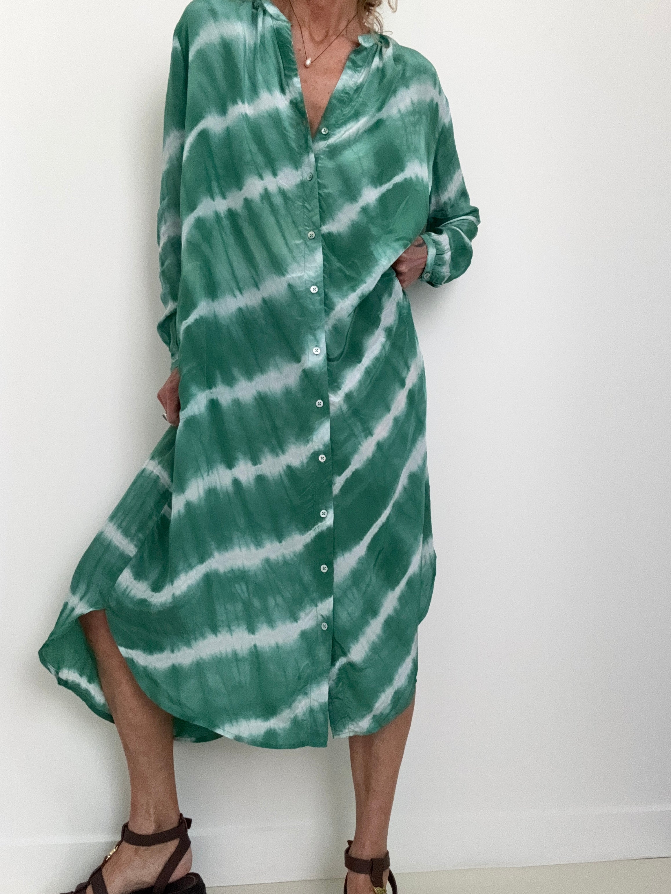 Nous Antwerp Dresses Nous Antwerp Paris Dress Green