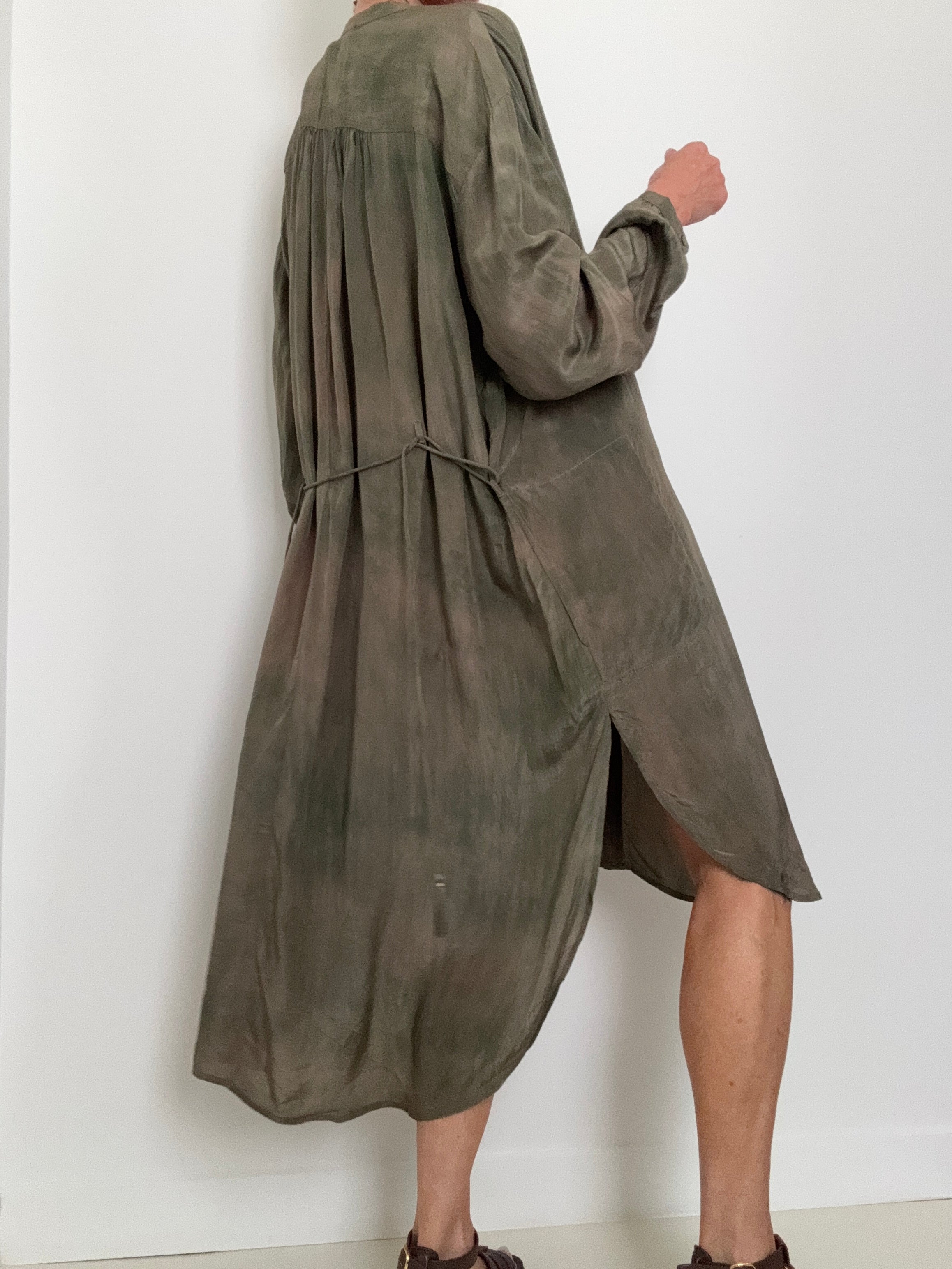 Nous Antwerp Parker Shirtdress Khaki | Dresses