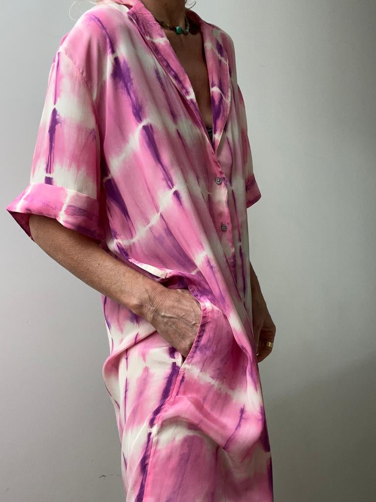 Nous Shirtdress Pink | Dresses