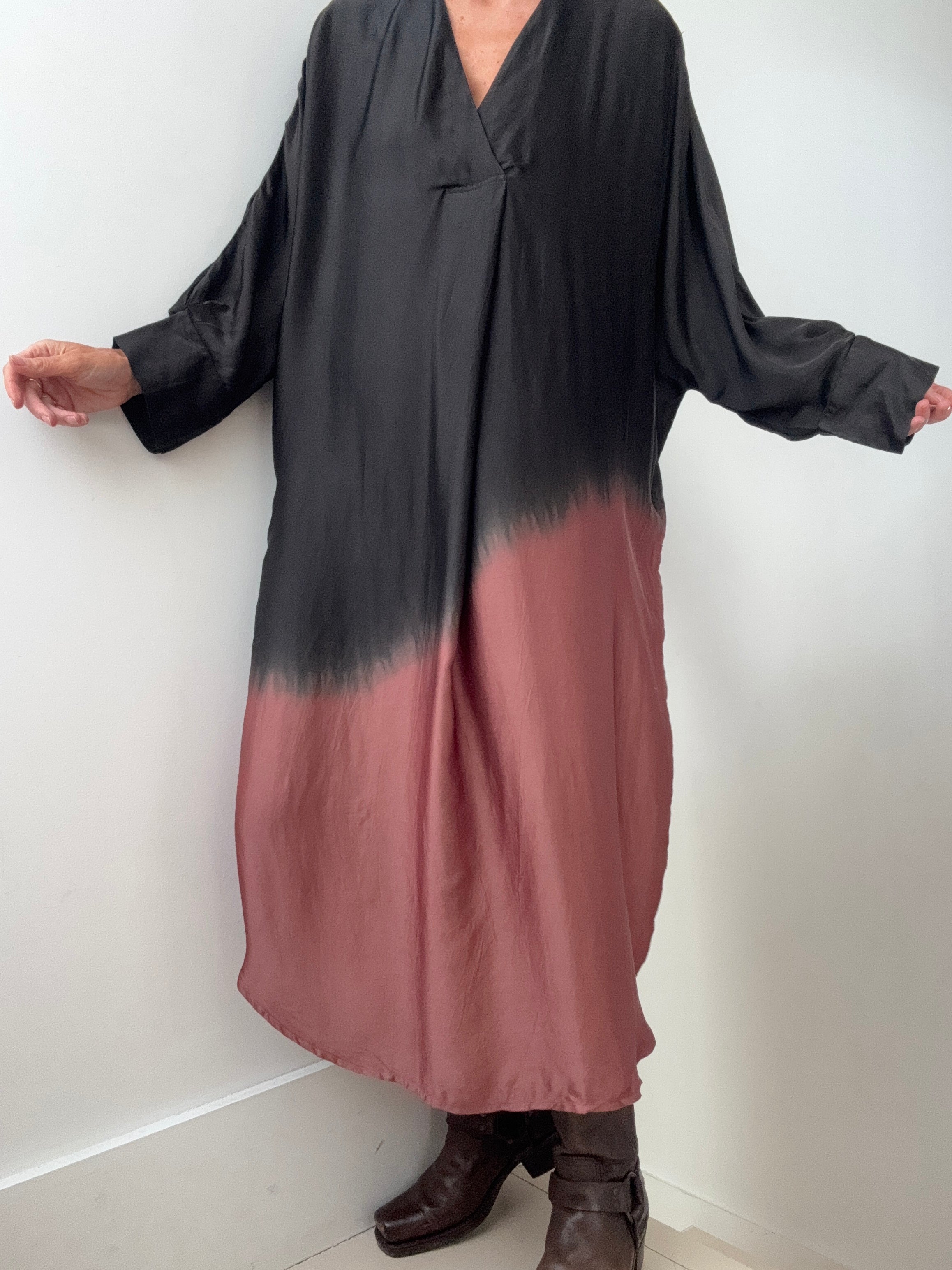 Nous Antwerp Dresses Ombre Erika Dress Pecan